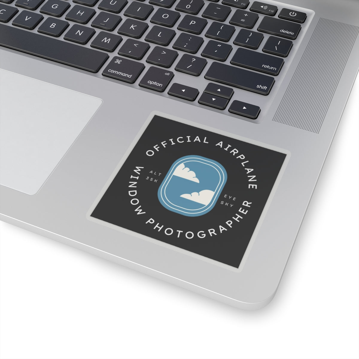Official Airplane Window Photographer Sticker