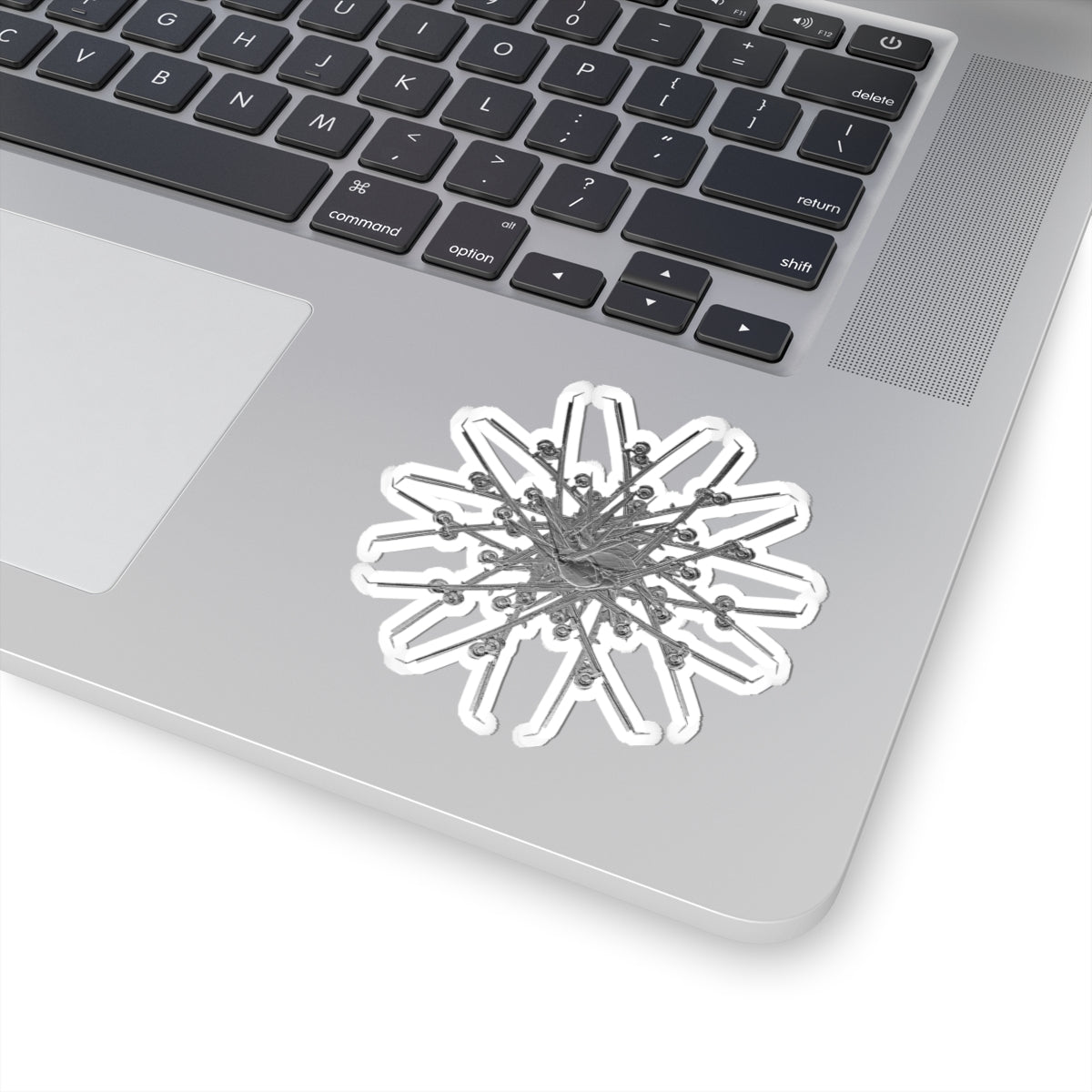 Skyfrost Spiral (Stellar Dendrite No. 1) – Vinyl Sticker