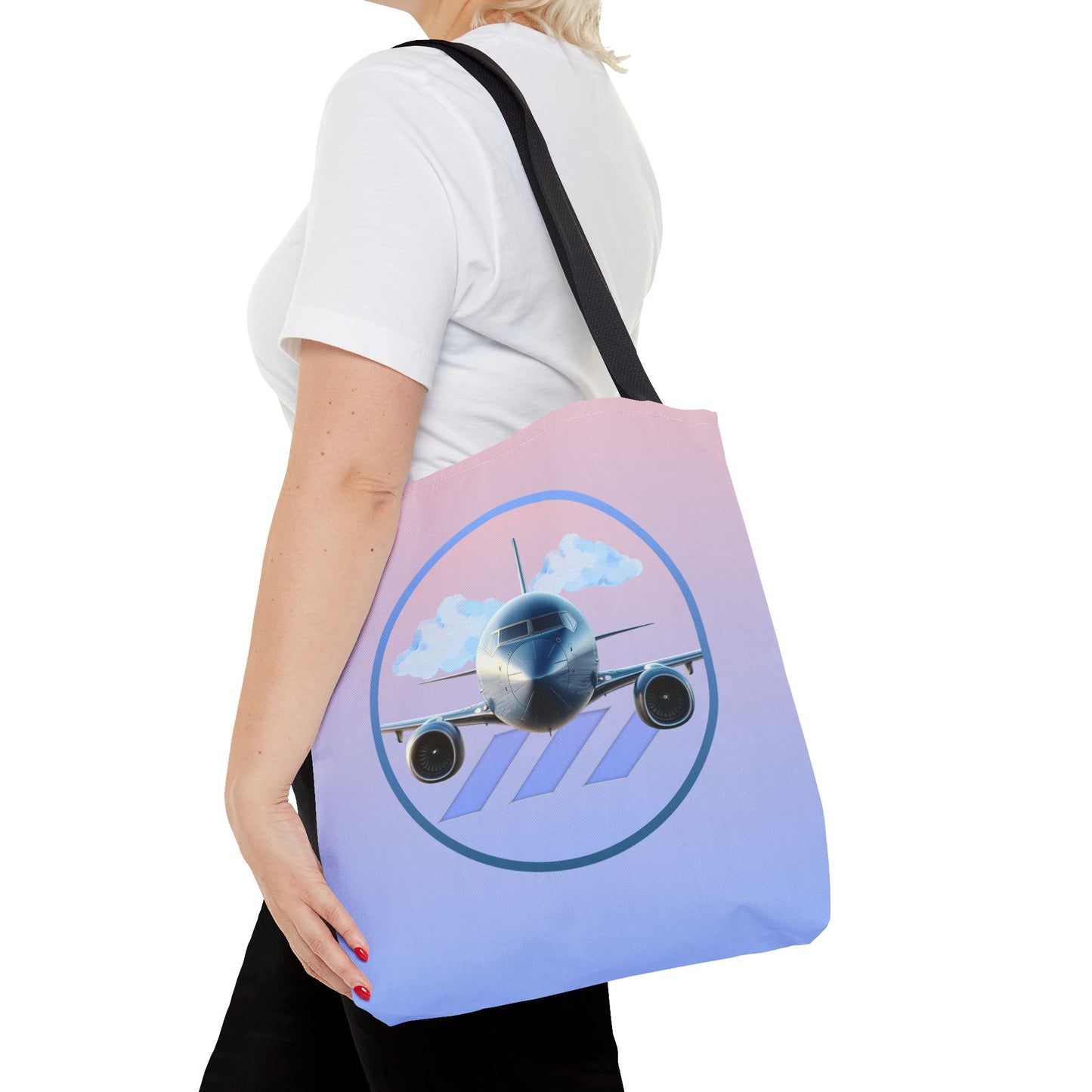 Double-Sided Aviation Tote Bag