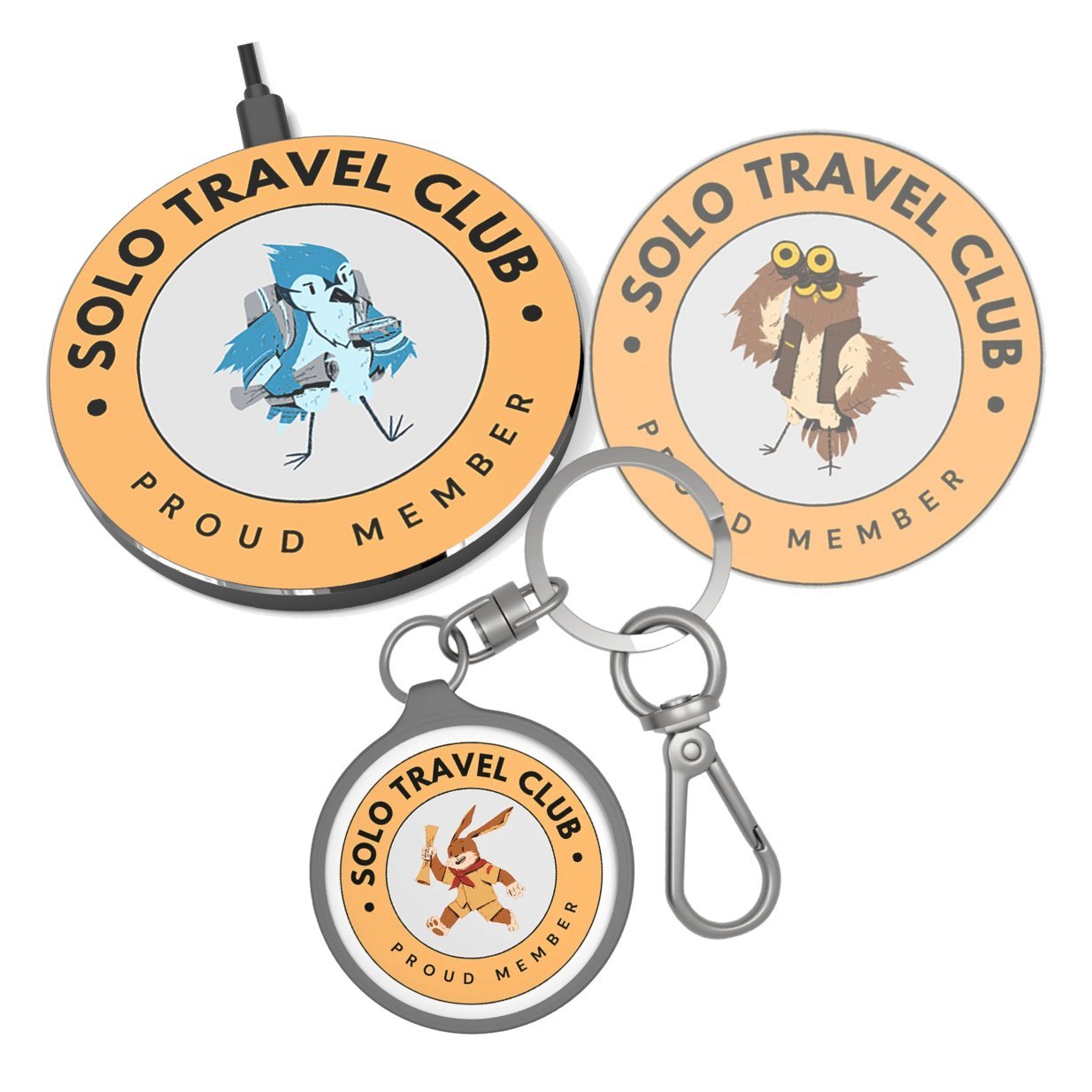 Solo Travel Club Badge Collection - SOLO SOHI Travel Shop