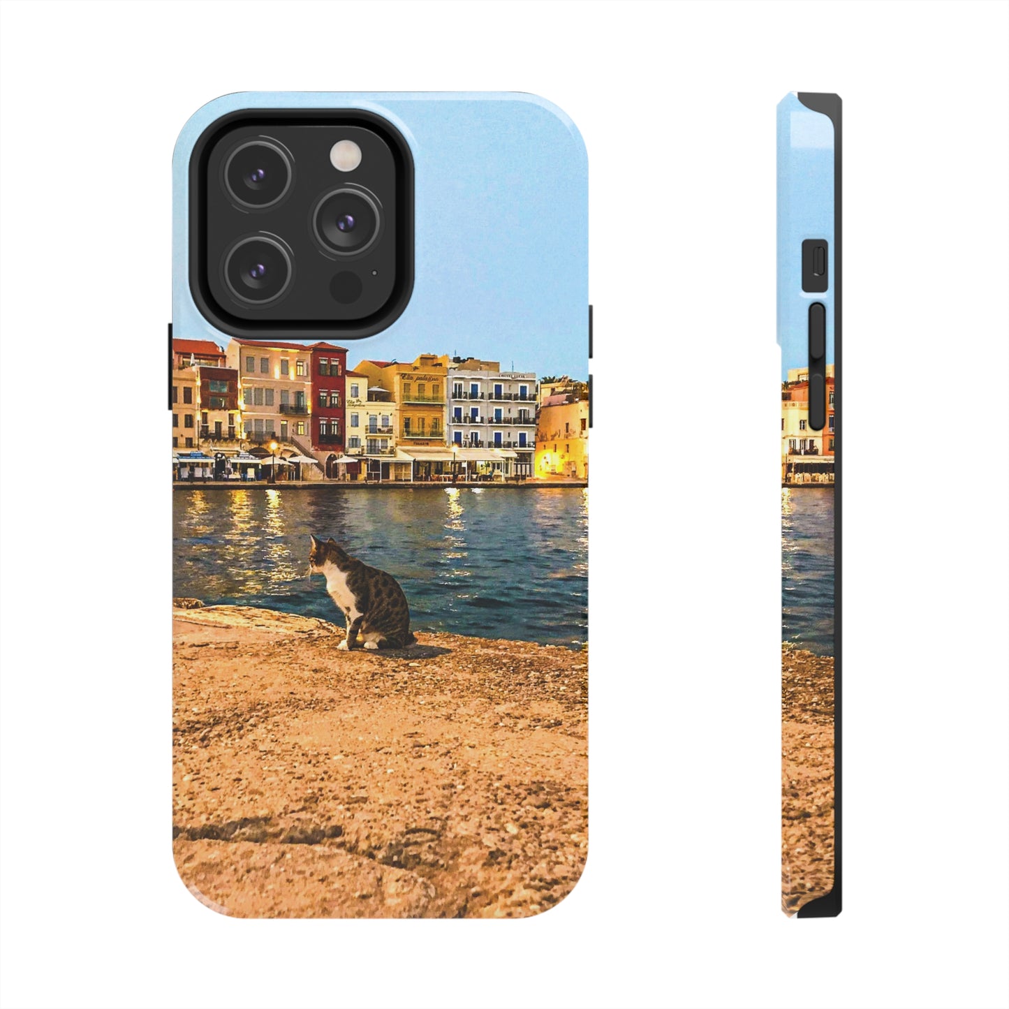 Crete Port Kitty Explorer Tough Phone Case