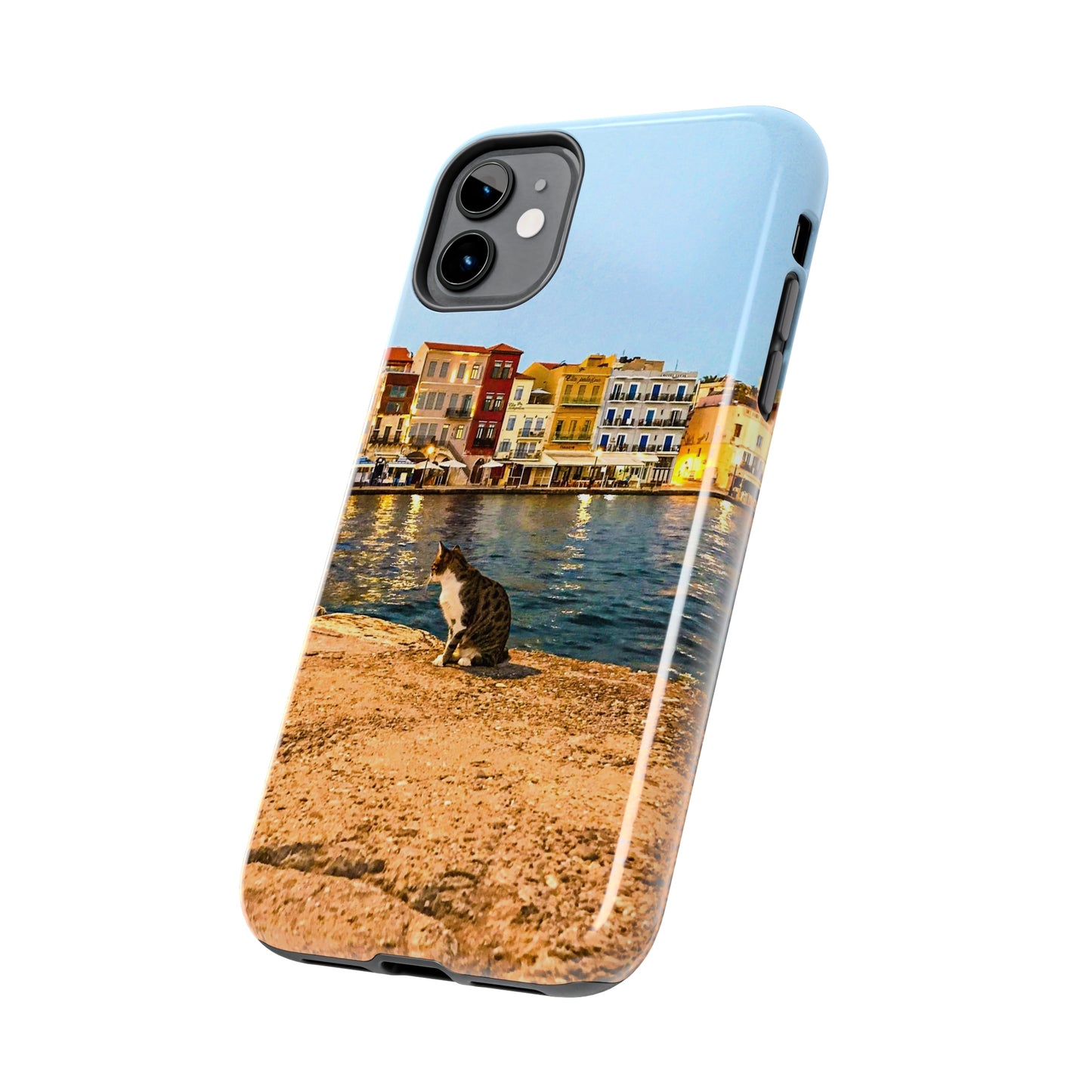 Crete Port Kitty Explorer Tough Phone Case