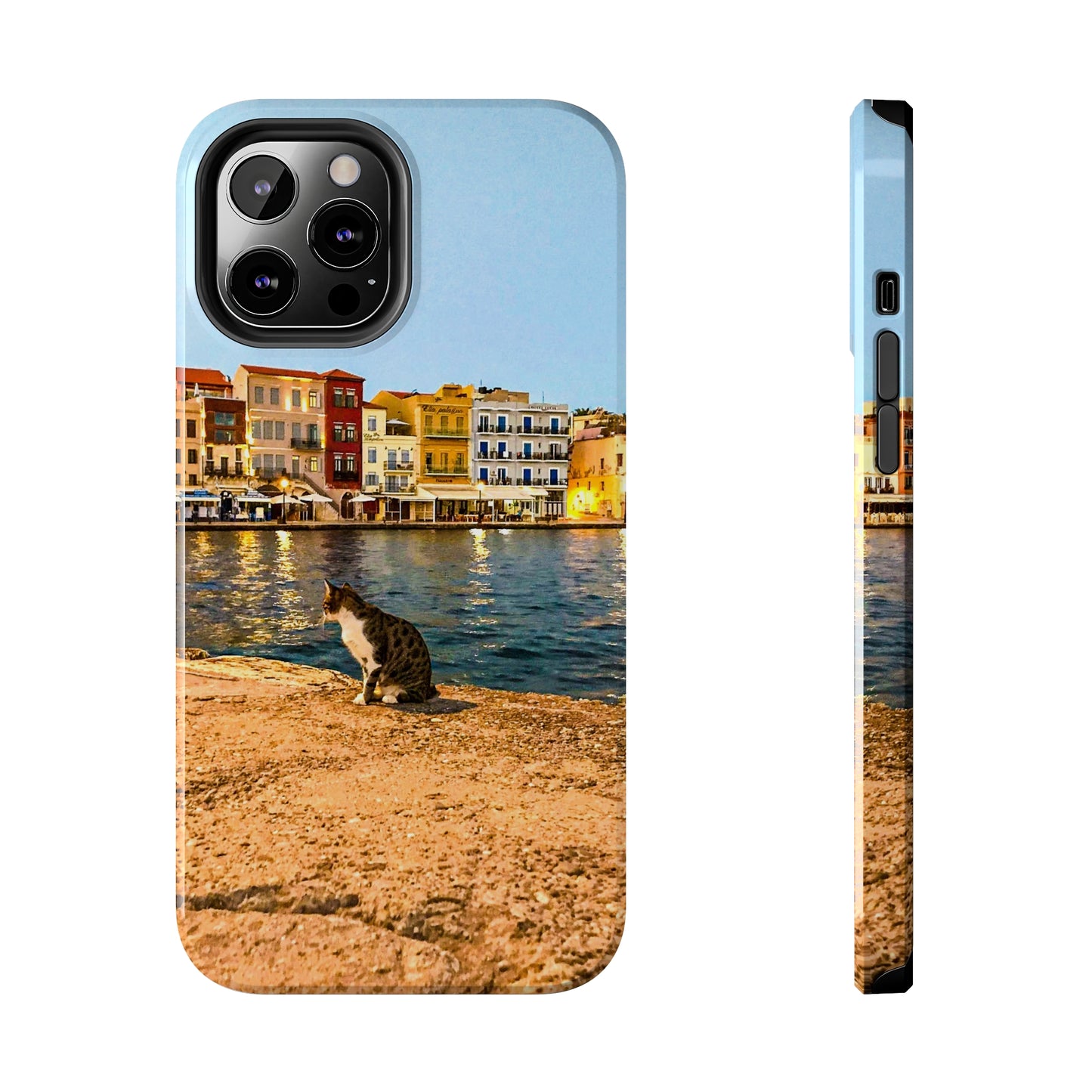 Crete Port Kitty Explorer Tough Phone Case