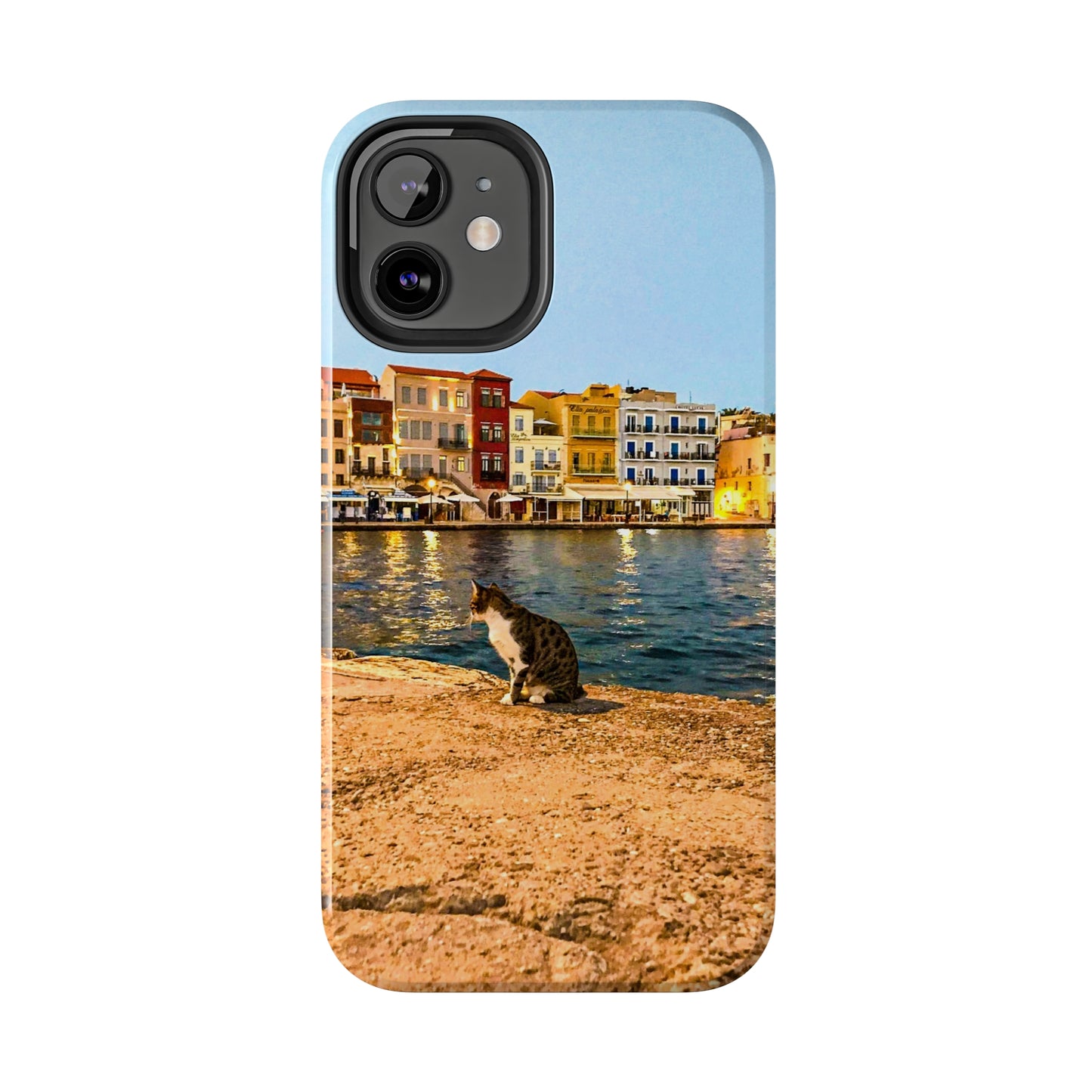 Crete Port Kitty Explorer Tough Phone Case