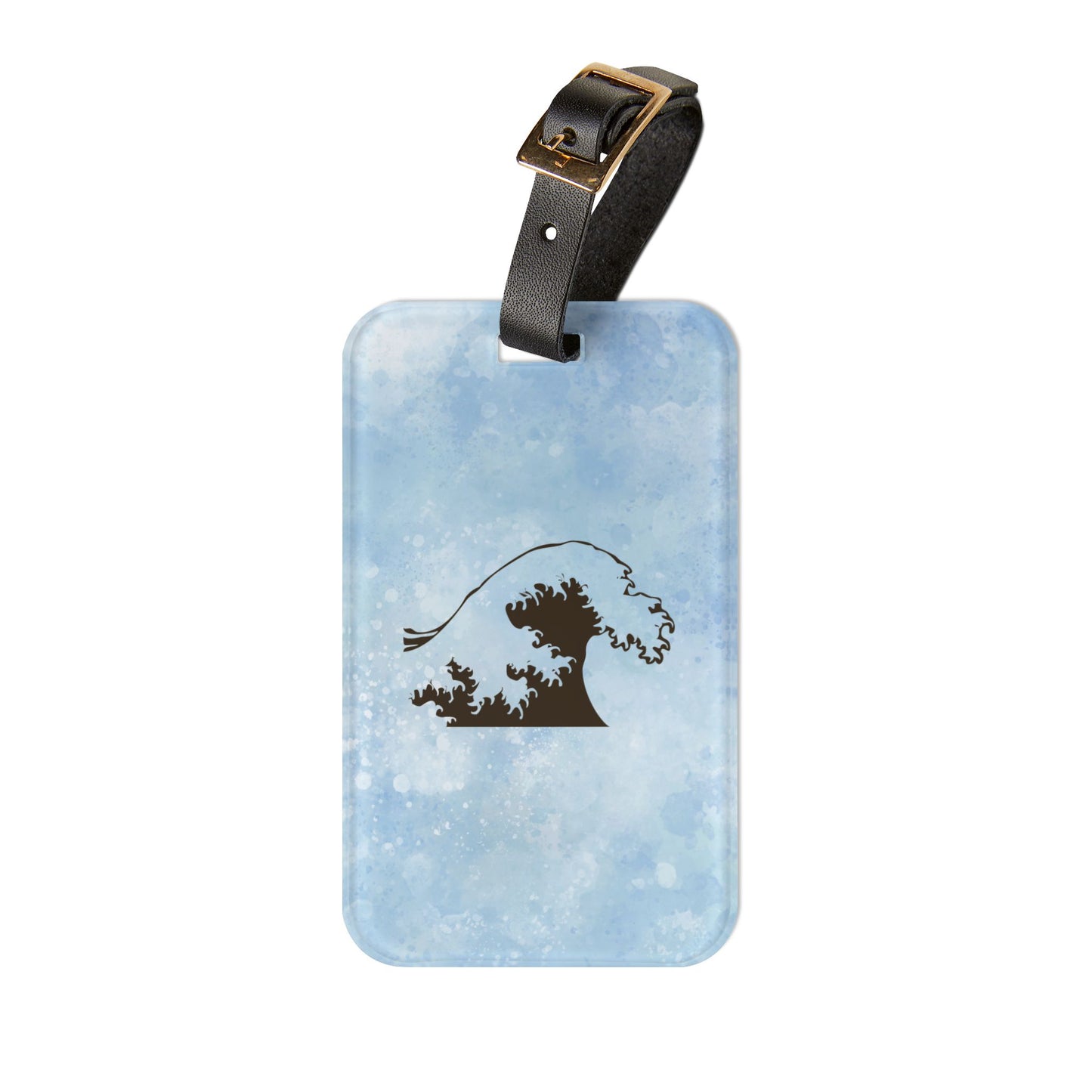 🌊 Wave Amulet Luggage Tag