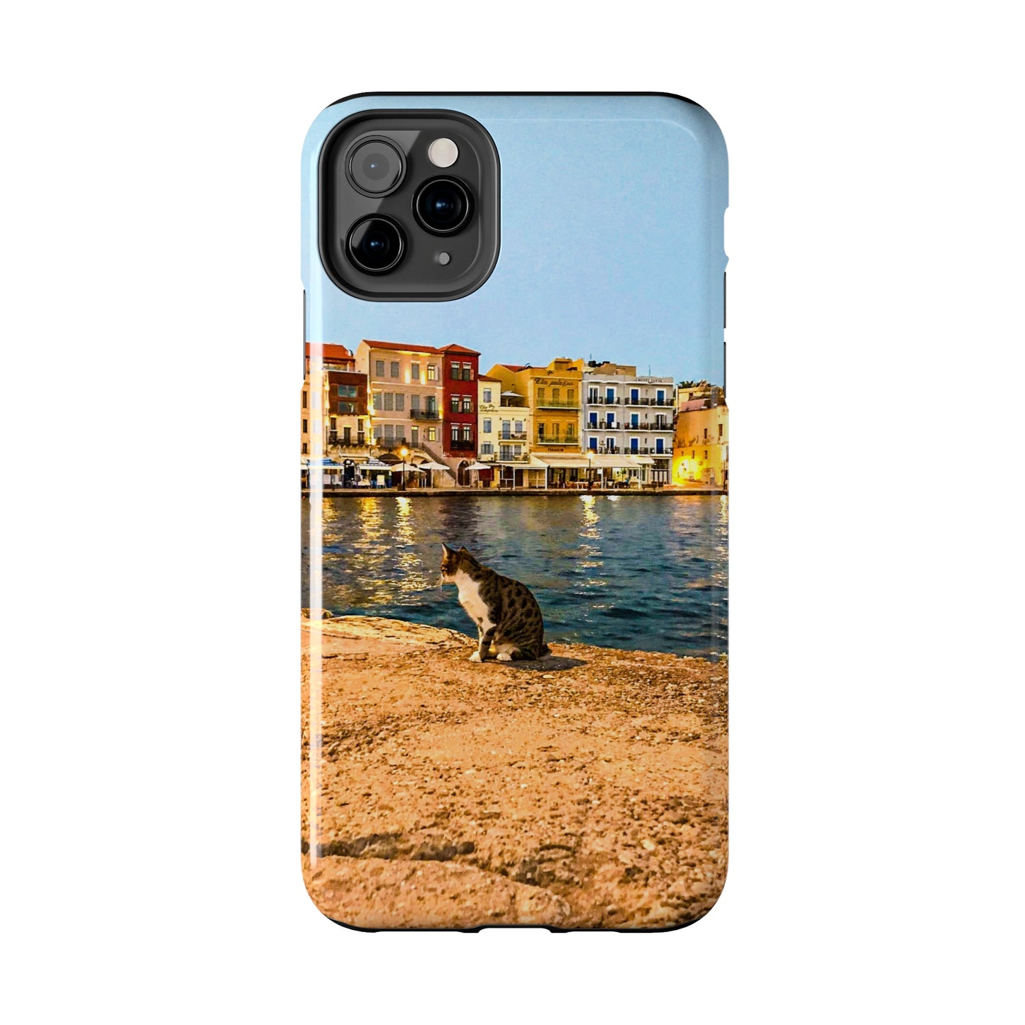 Crete Port Kitty Explorer Tough Phone Case