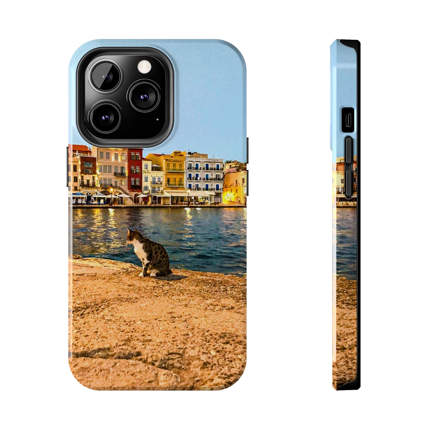 Crete Port Kitty Explorer Tough Phone Case