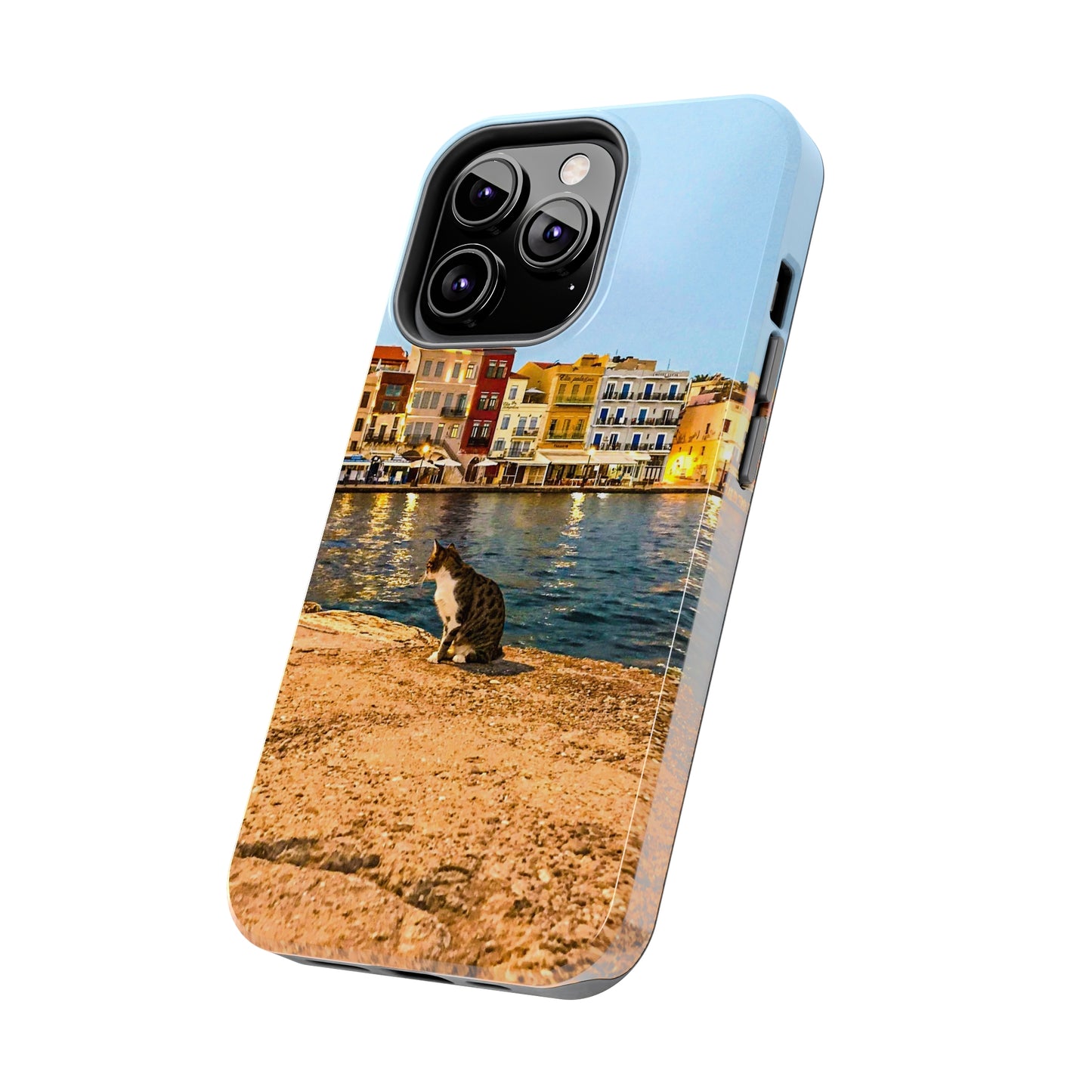 Crete Port Kitty Explorer Tough Phone Case