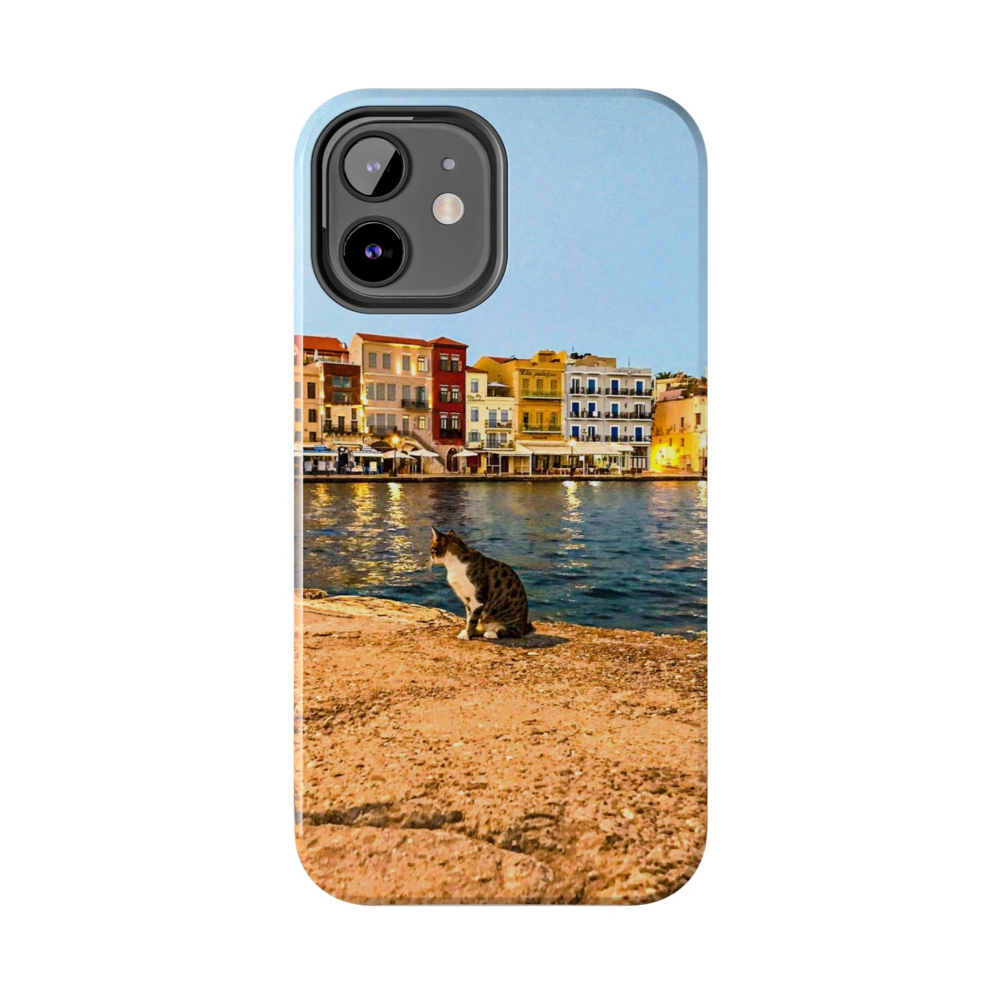 Crete Port Kitty Explorer Tough Phone Case