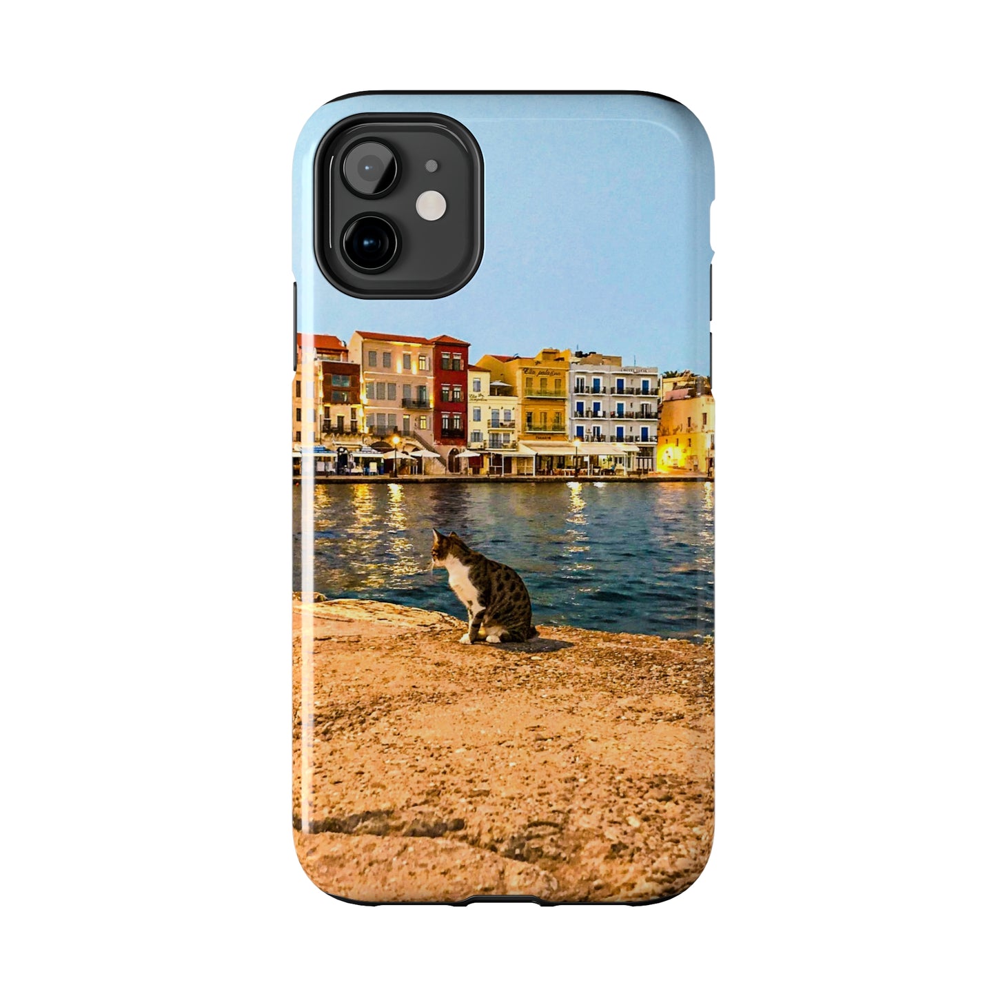 Crete Port Kitty Explorer Tough Phone Case