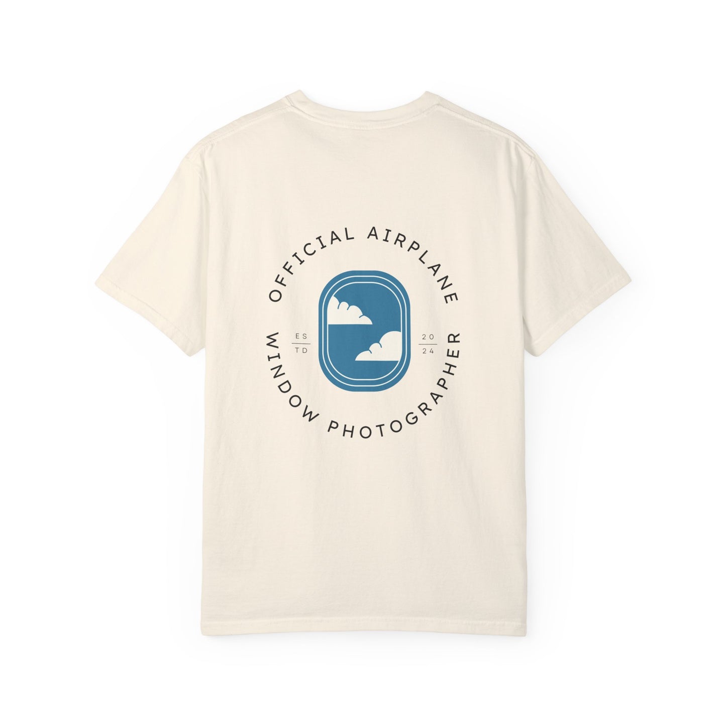 Official Airplane Window Photographer T - shirt - SOLO SOHI Travel Shop