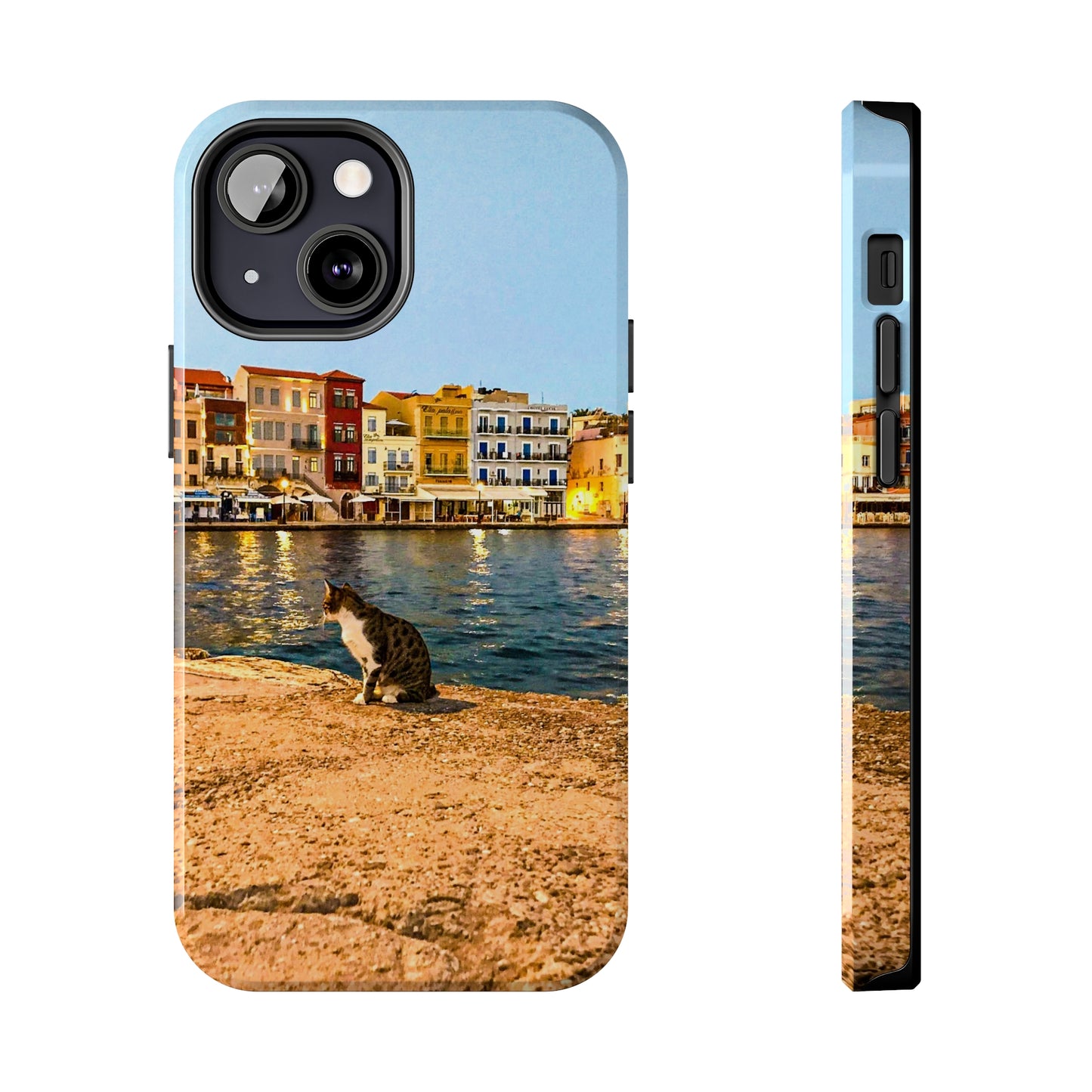 Crete Port Kitty Explorer Tough Phone Case