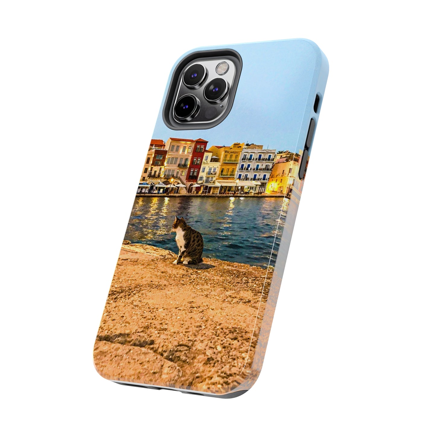 Crete Port Kitty Explorer Tough Phone Case