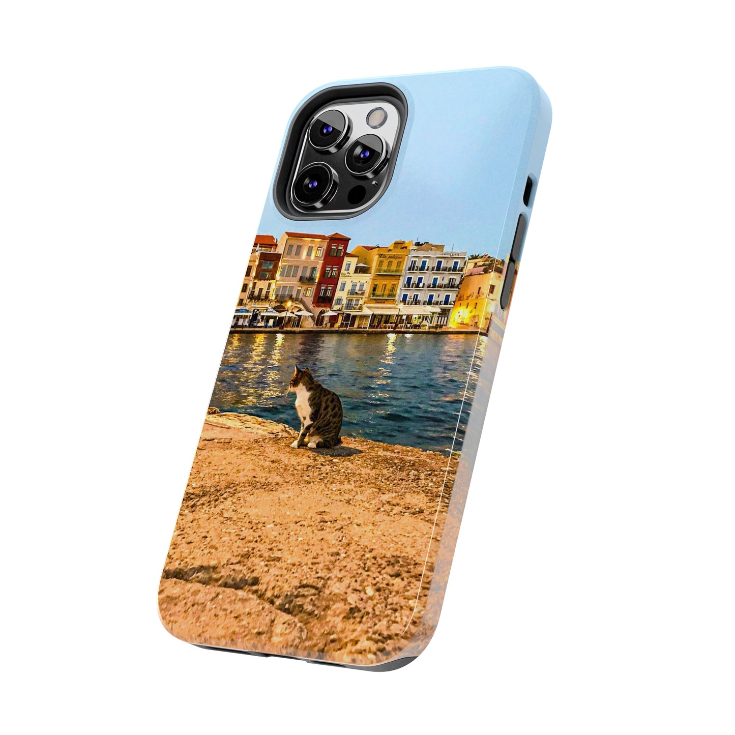 Crete Port Kitty Explorer Tough Phone Case