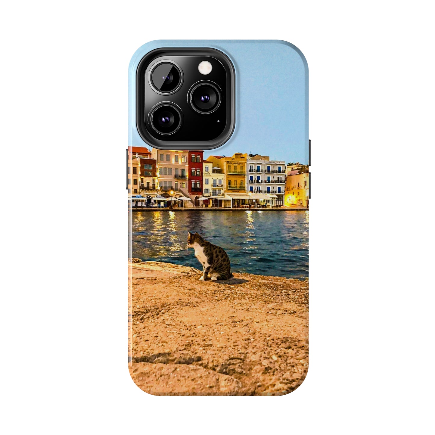 Crete Port Kitty Explorer Tough Phone Case