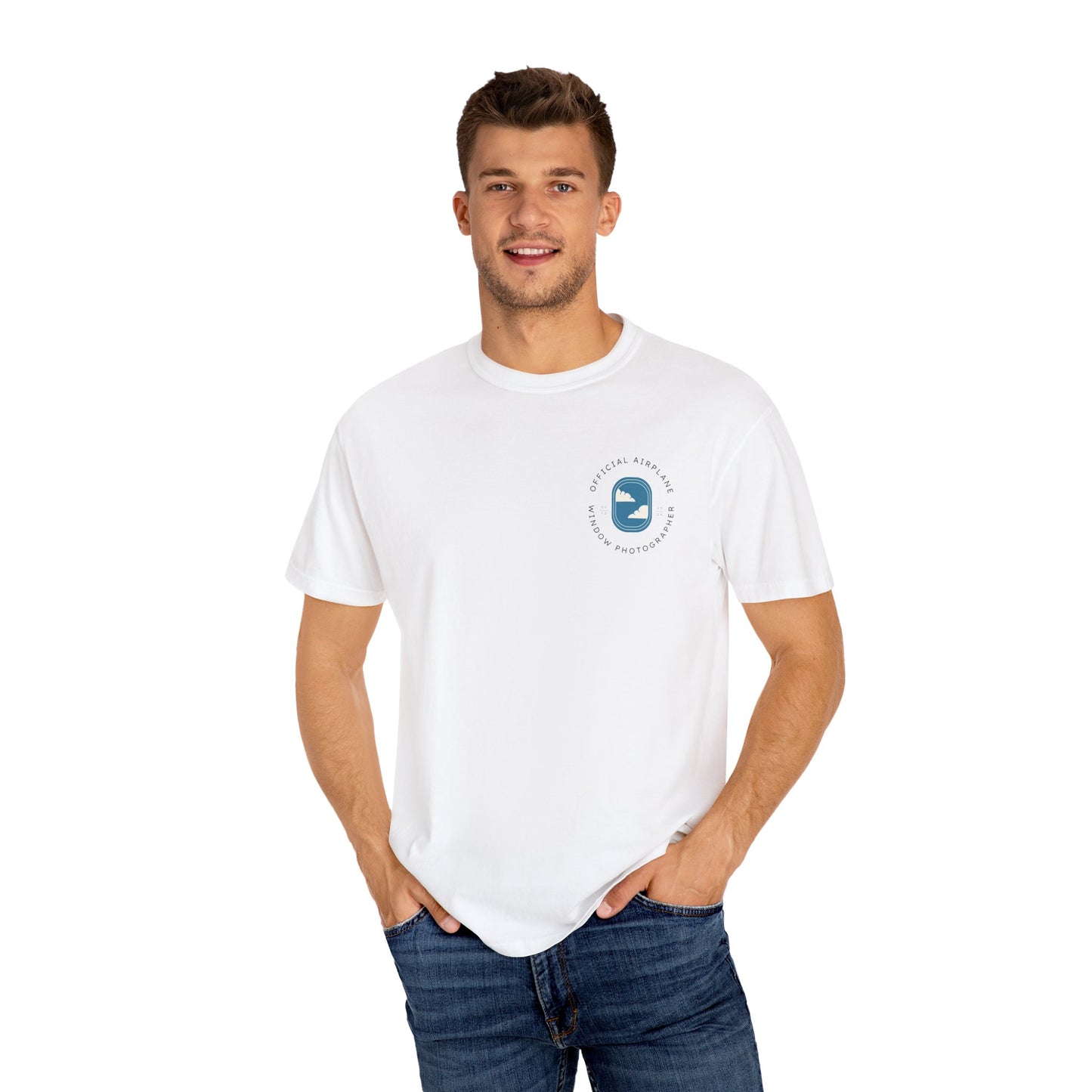 Official Airplane Window Photographer T - shirt - SOLO SOHI Travel Shop