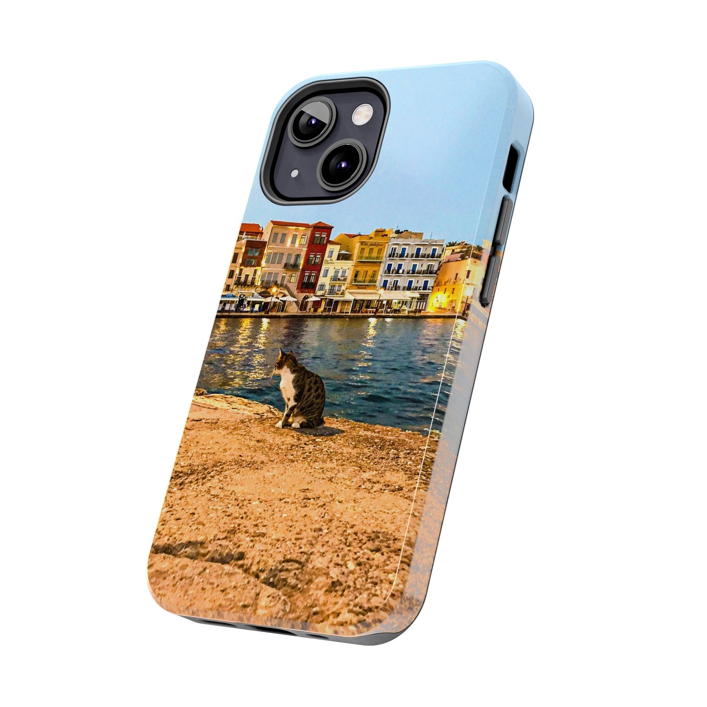 Crete Port Kitty Explorer Tough Phone Case