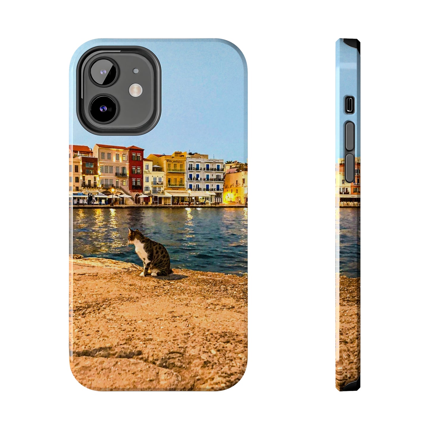 Crete Port Kitty Explorer Tough Phone Case