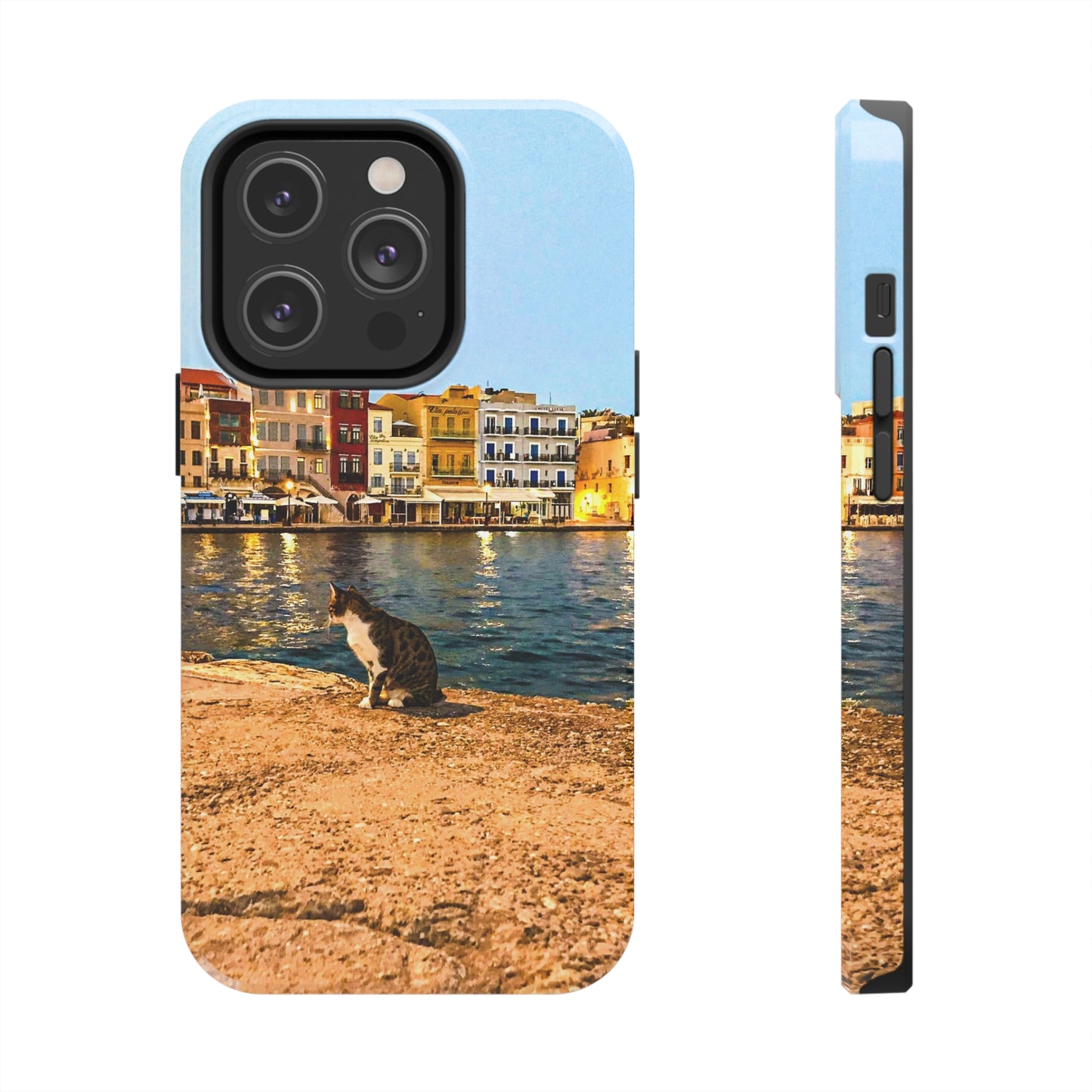 Crete Port Kitty Explorer Tough Phone Case