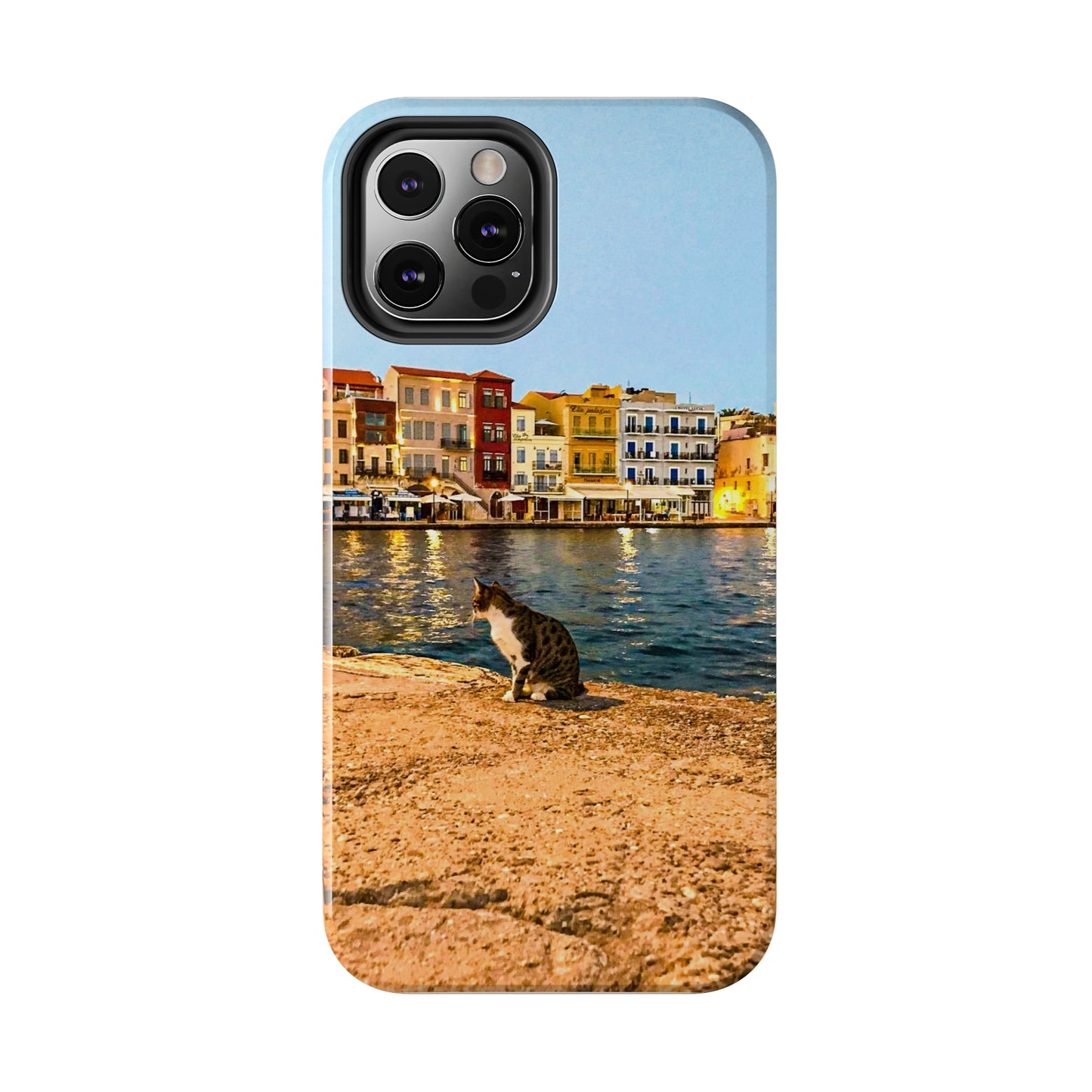 Crete Port Kitty Explorer Tough Phone Case