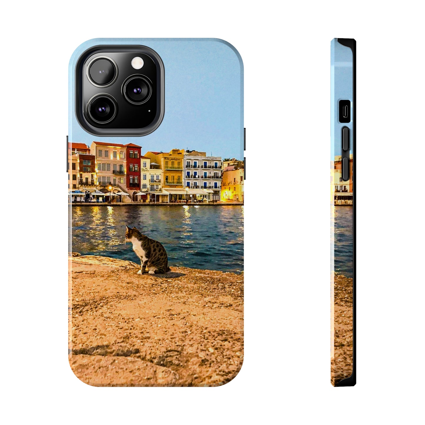 Crete Port Kitty Explorer Tough Phone Case