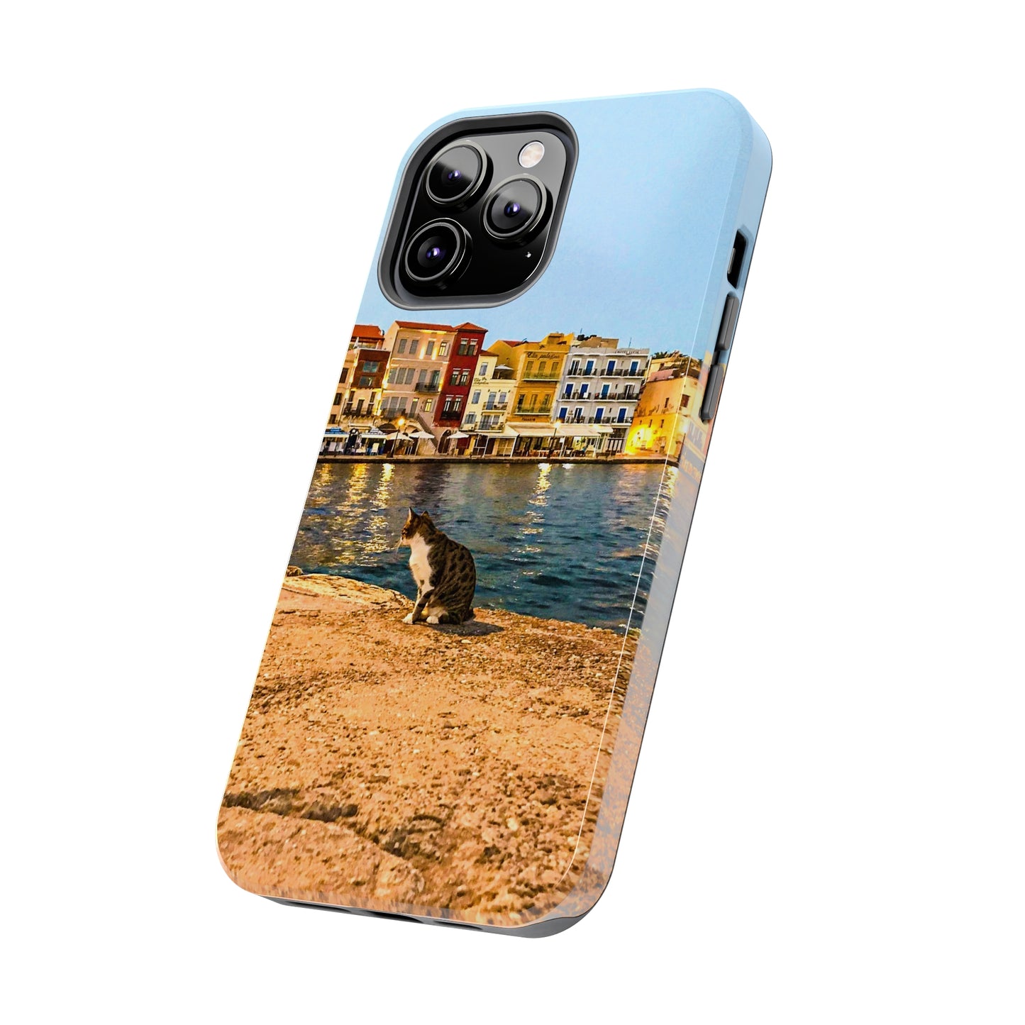 Crete Port Kitty Explorer Tough Phone Case