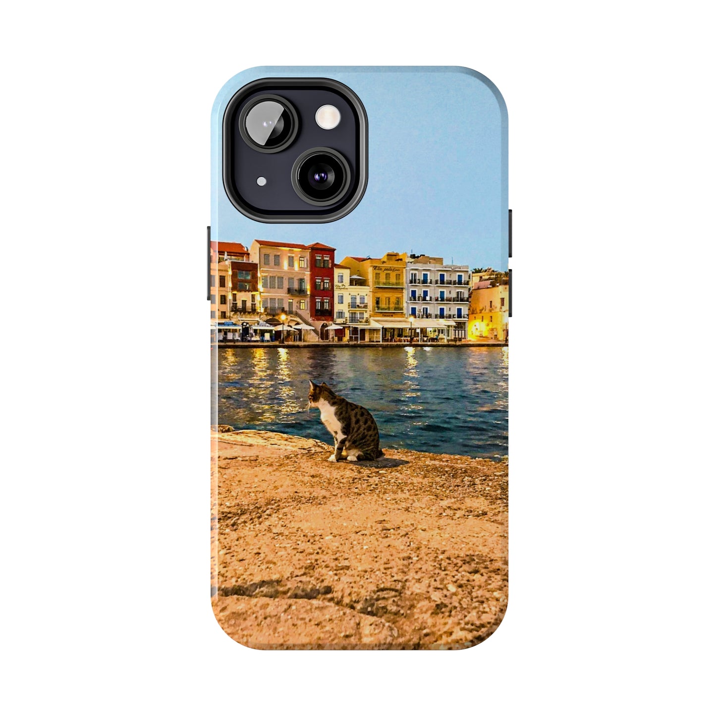 Crete Port Kitty Explorer Tough Phone Case