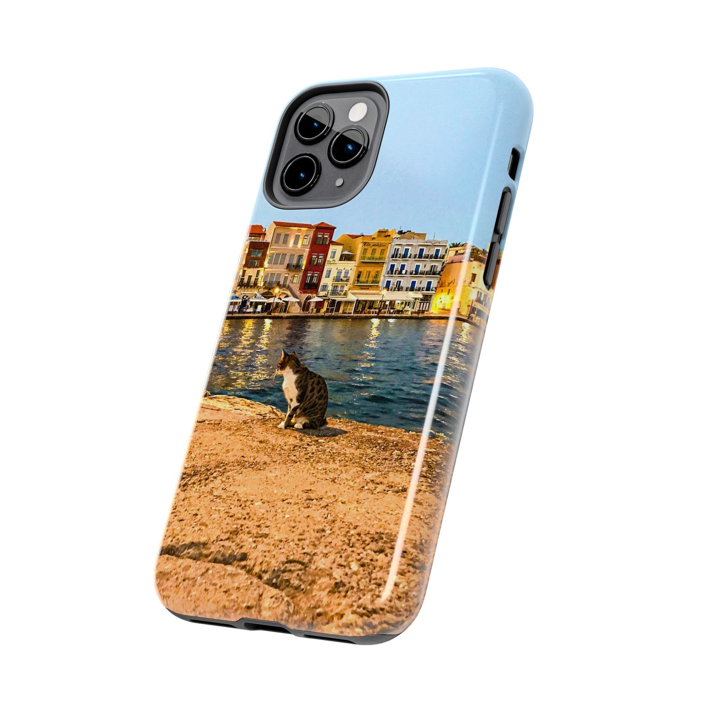 Crete Port Kitty Explorer Tough Phone Case