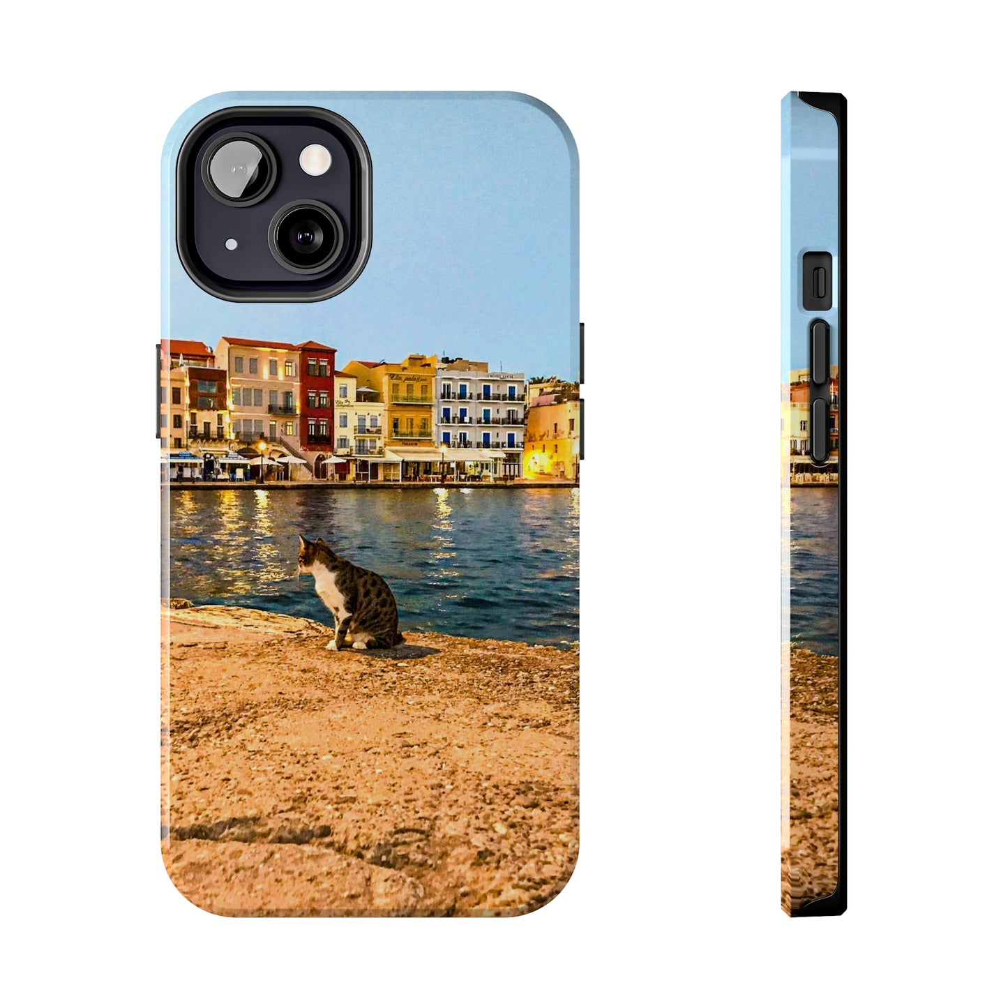 Crete Port Kitty Explorer Tough Phone Case