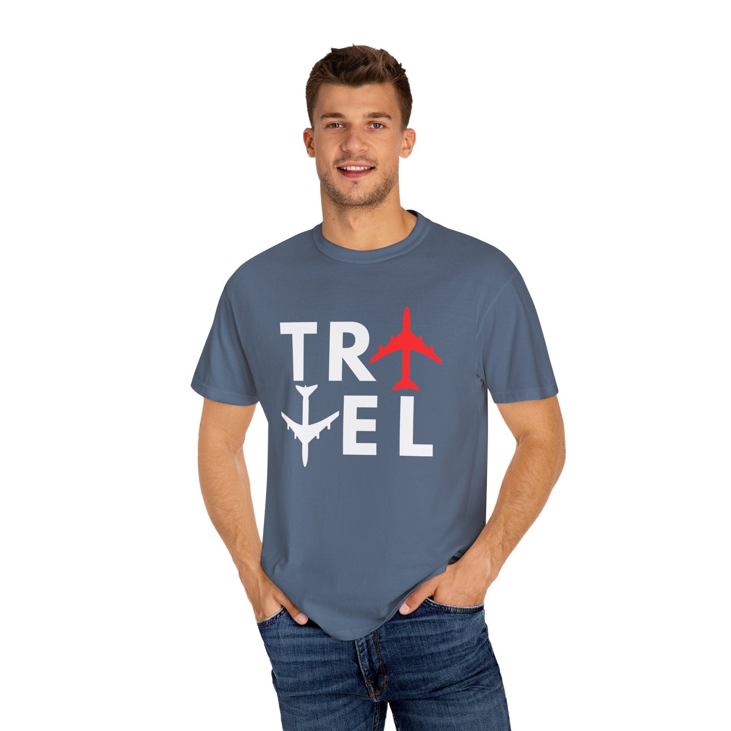 Airplane Travel T - shirt (Comfort Colors) - SOLO SOHI Travel Shop