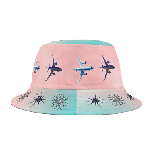 Aviation Snowflakes Bucket Hat - SOLO SOHI Travel Shop