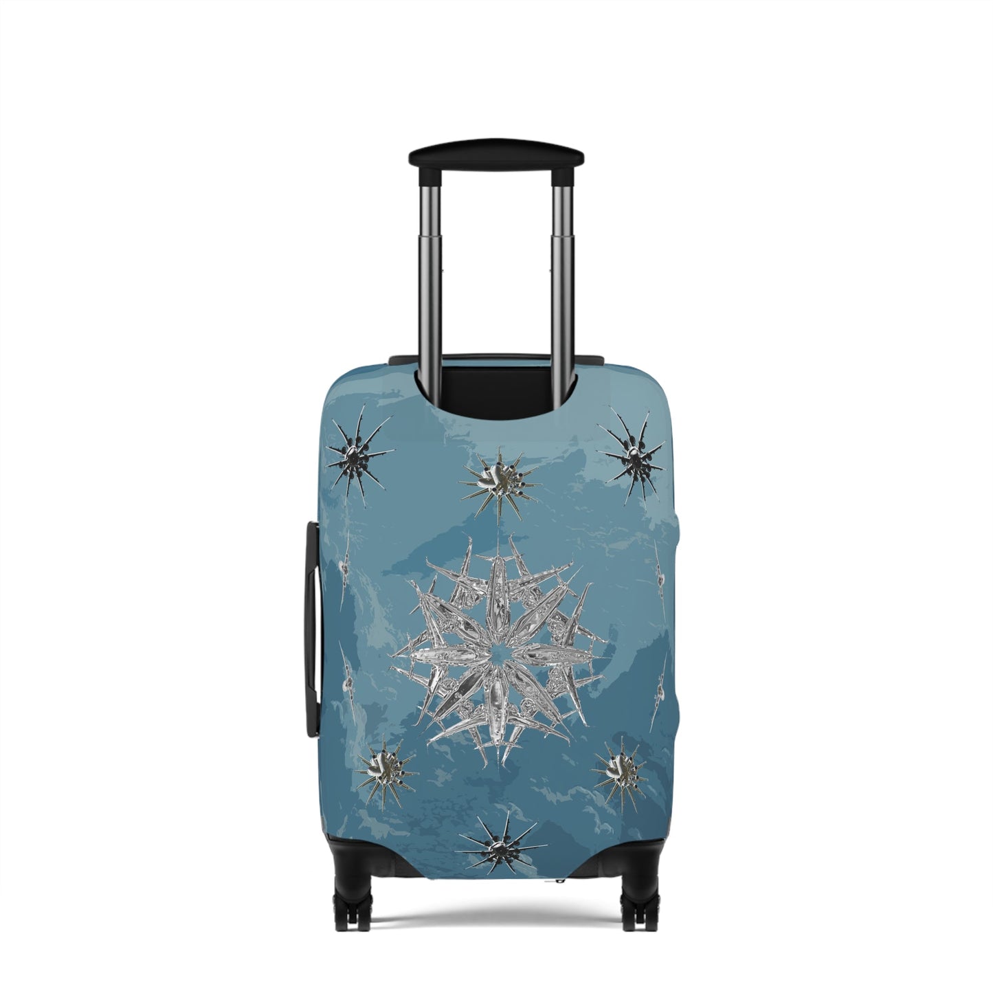 Aviation Snowflakes Luggage Cover - SOLO SOHI Travel Shop