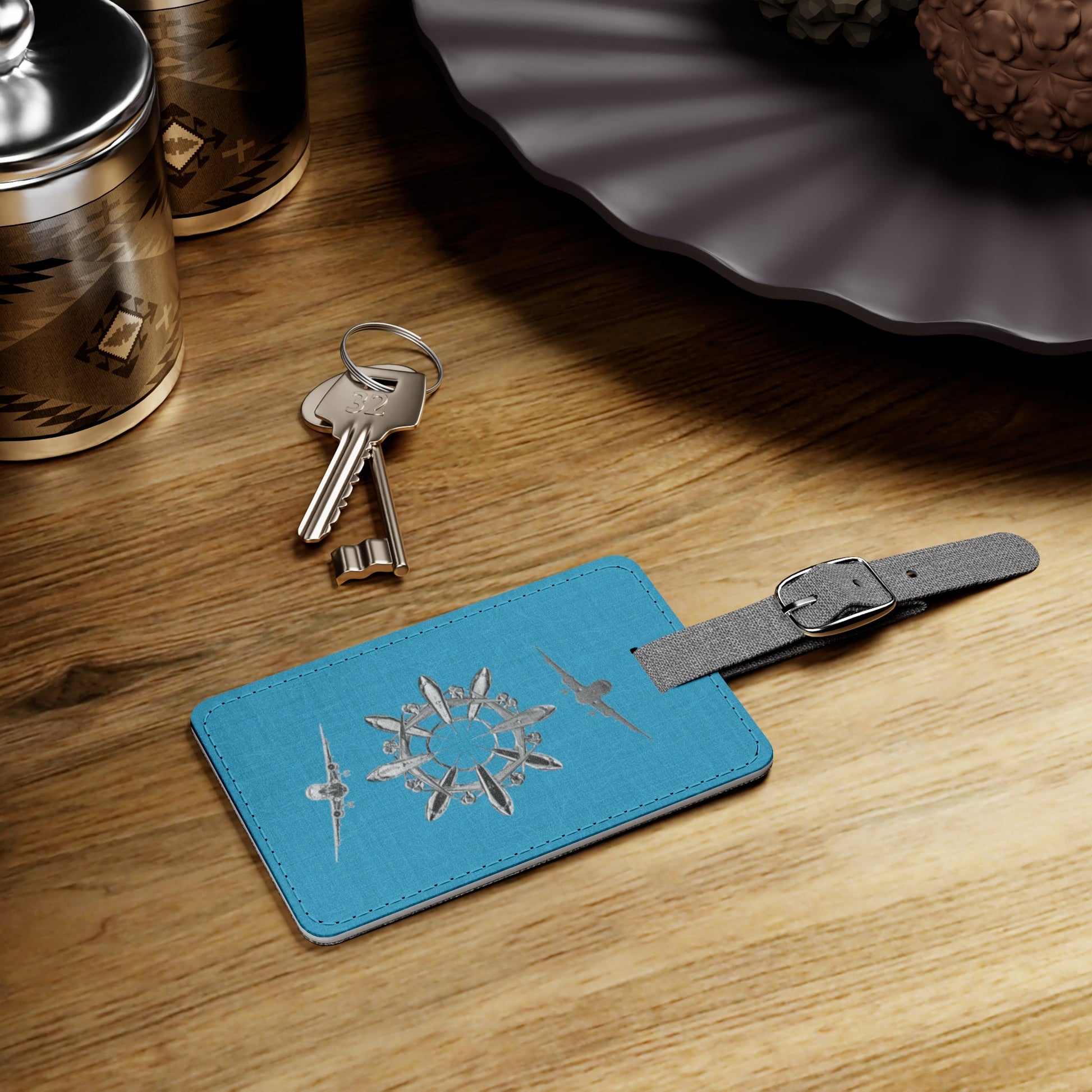 Aviation Snowflakes Luggage Tag - SOLO SOHI Travel Shop