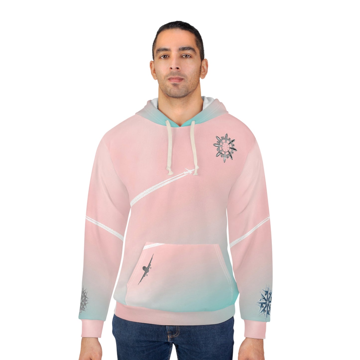 Aviation Snowflakes Pullover Hoodie - SOLO SOHI Travel Shop