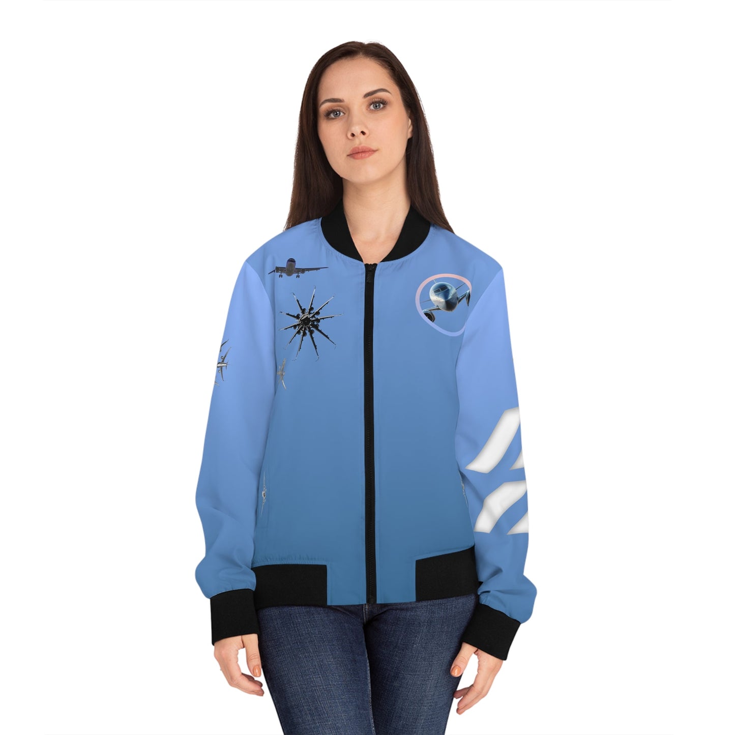 Aviation Women's Bomber Jacket - SOLO SOHI Travel Shop