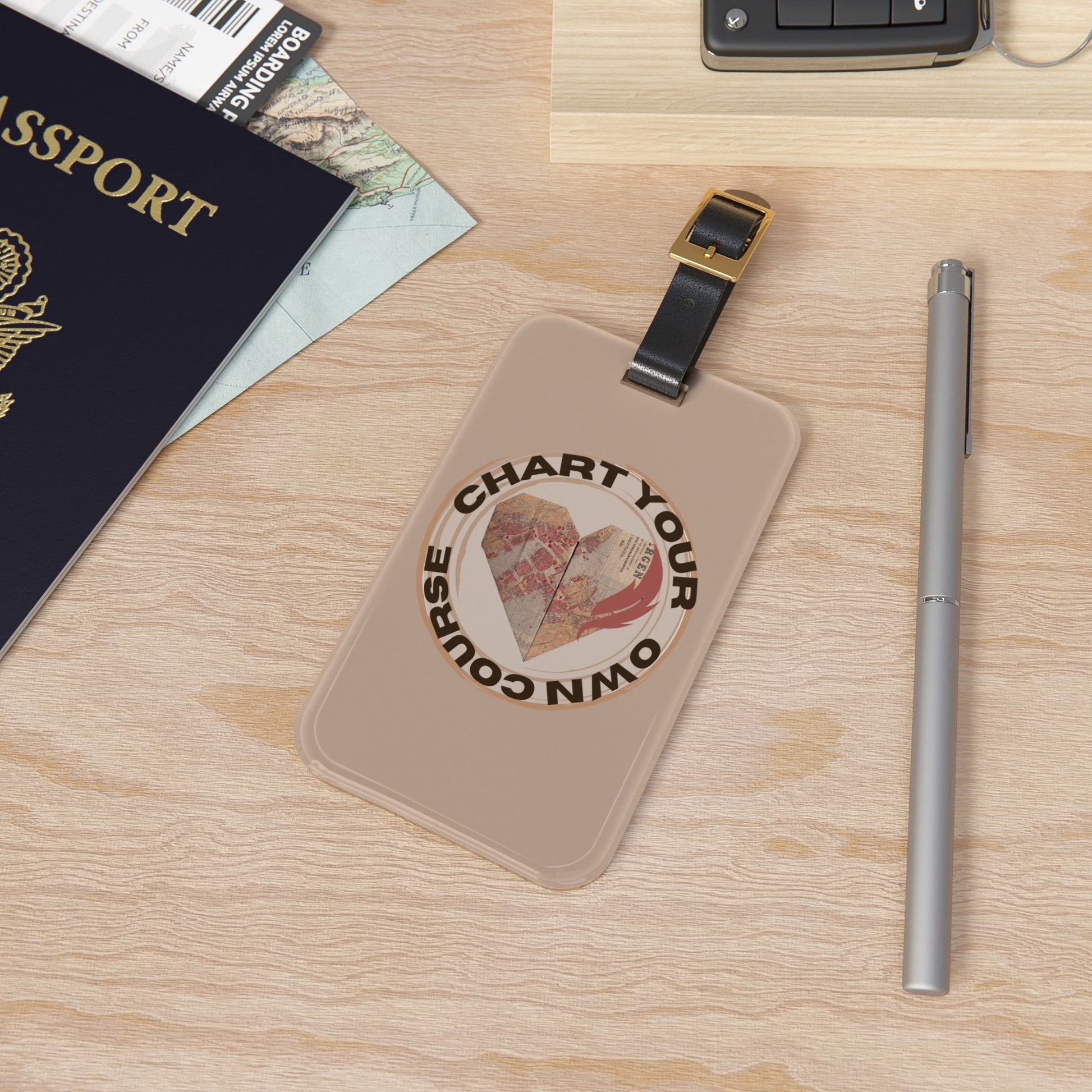 Chart Your Own Course Luggage Tag - SOLO SOHI Travel Shop