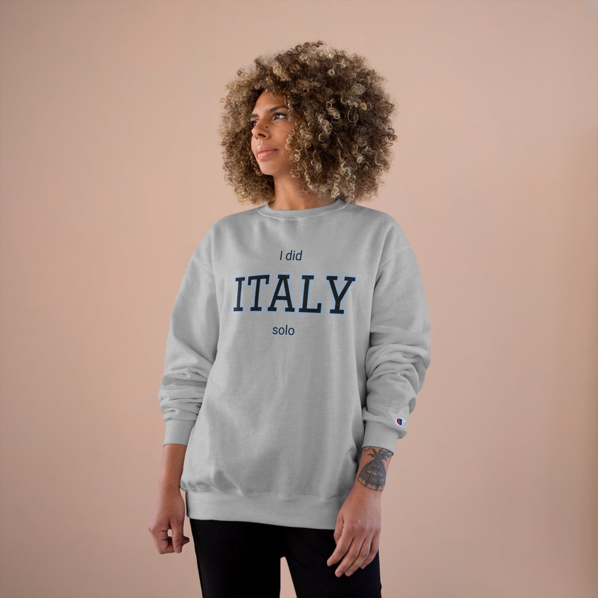 Customizable Solo Country Champion Sweatshirt - SOLO SOHI Travel Shop