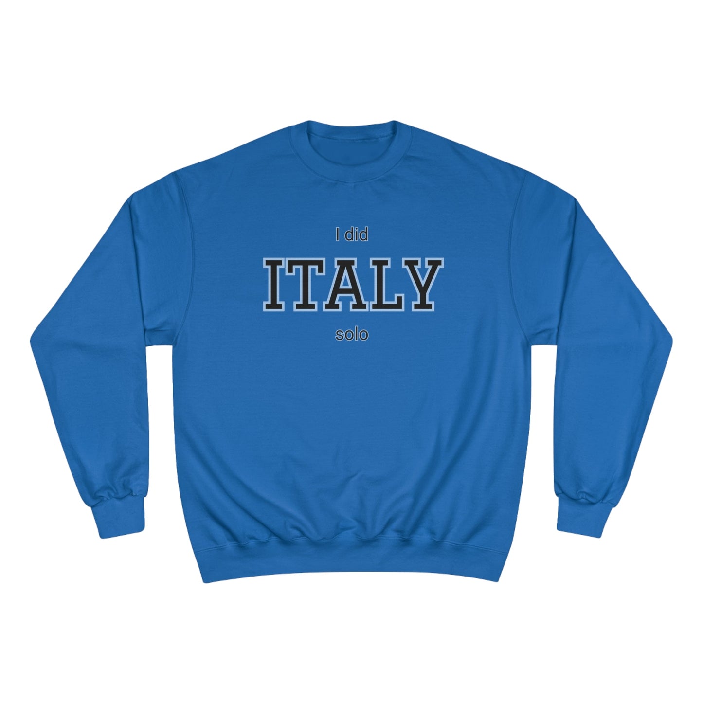 Customizable Solo Country Champion Sweatshirt - SOLO SOHI Travel Shop