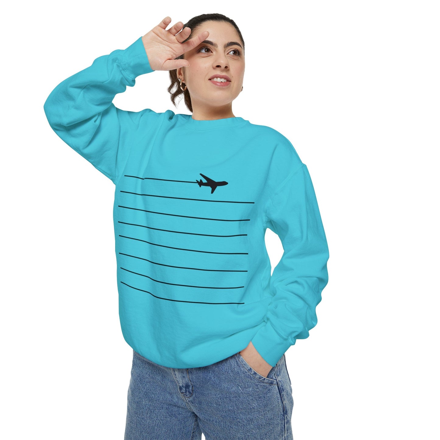 Flight Path Sweatshirt - SOLO SOHI Travel Shop