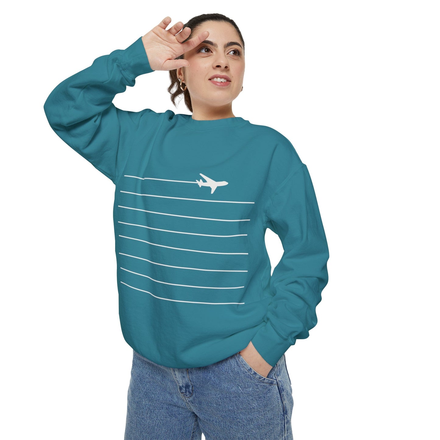 Flight Path Sweatshirt - SOLO SOHI Travel Shop