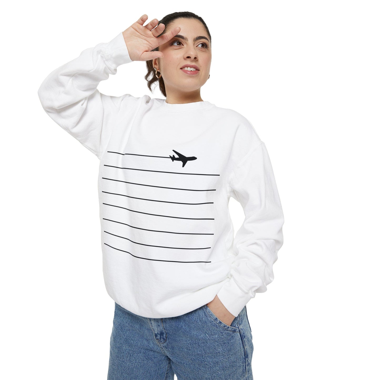 Flight Path Sweatshirt - SOLO SOHI Travel Shop