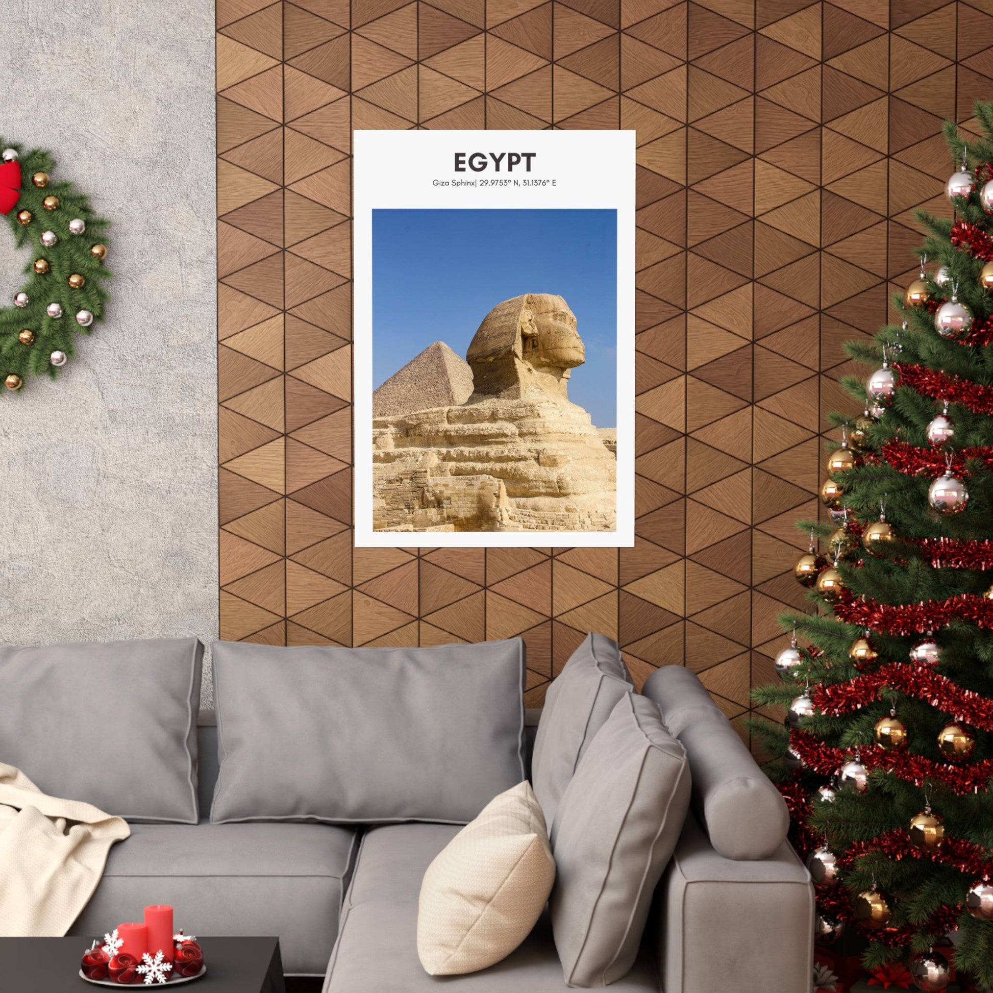 Giza Sphinx Vertical Poster - SOLO SOHI Travel Shop