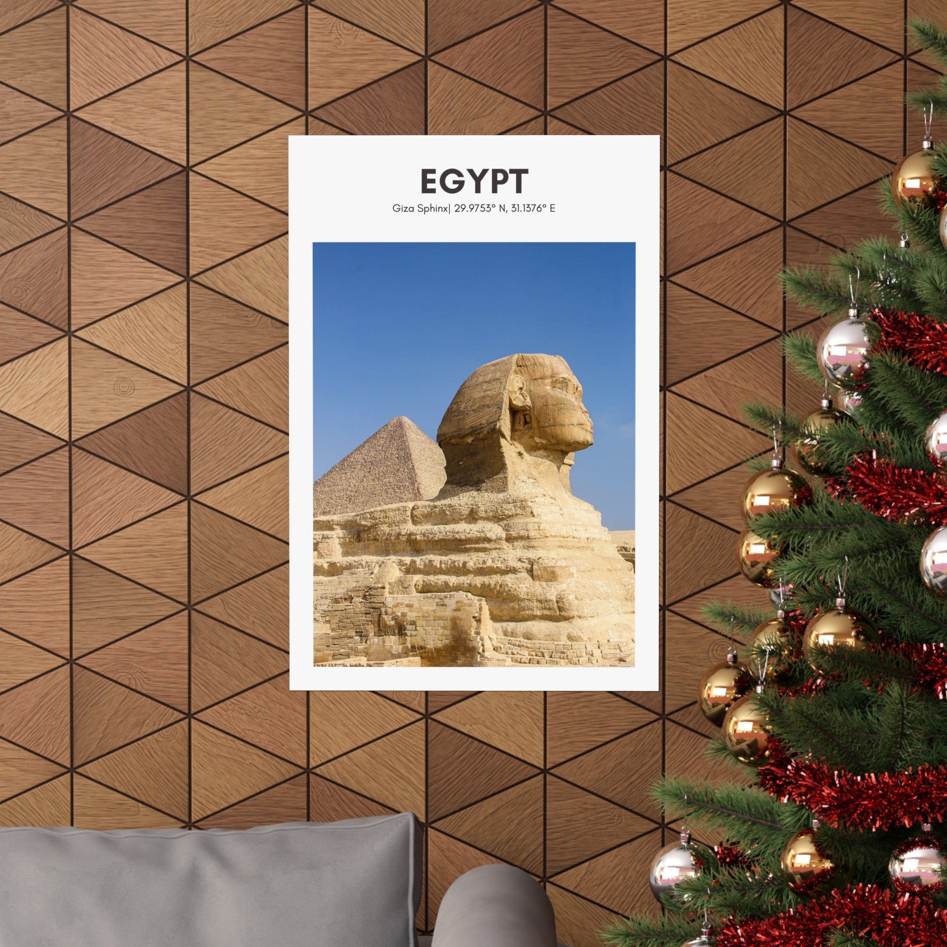 Giza Sphinx Vertical Poster - SOLO SOHI Travel Shop