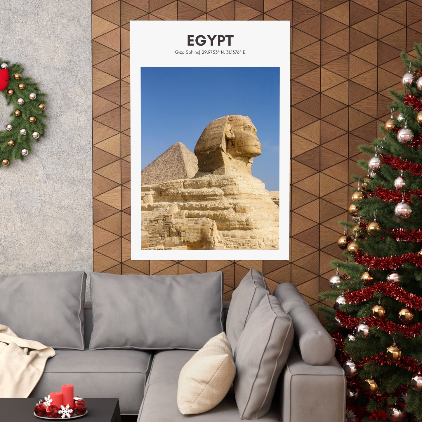 Giza Sphinx Vertical Poster - SOLO SOHI Travel Shop