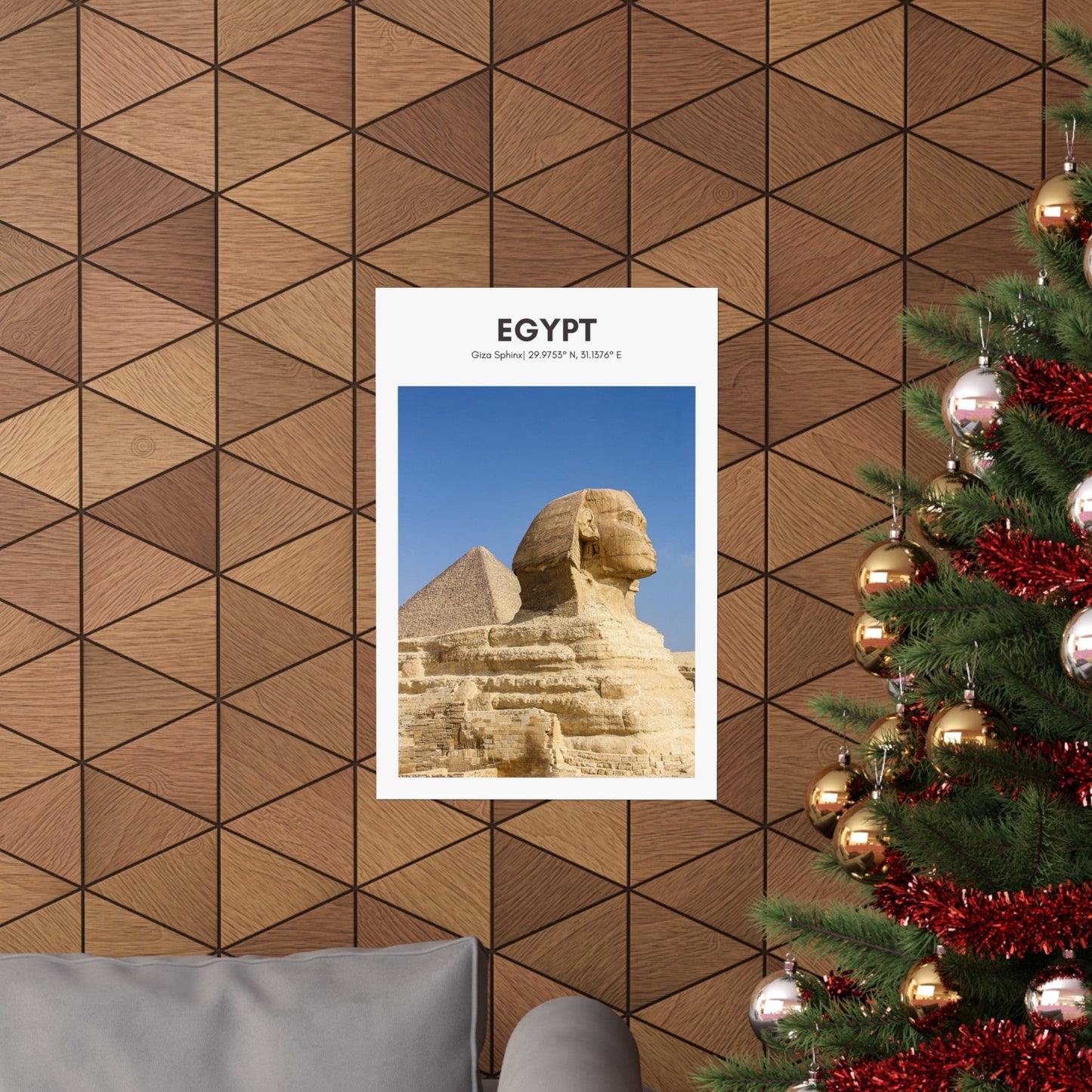 Giza Sphinx Vertical Poster - SOLO SOHI Travel Shop