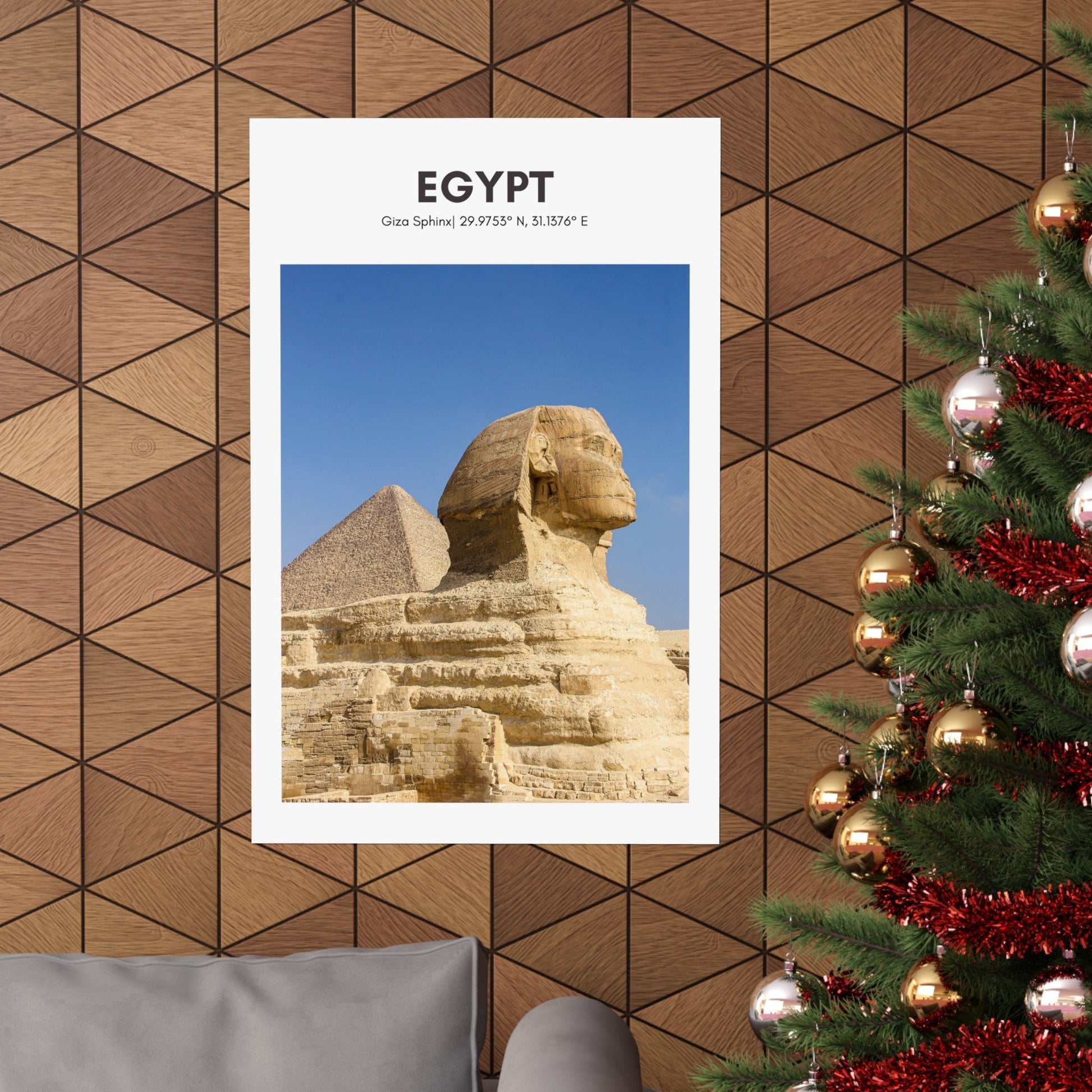 Giza Sphinx Vertical Poster - SOLO SOHI Travel Shop