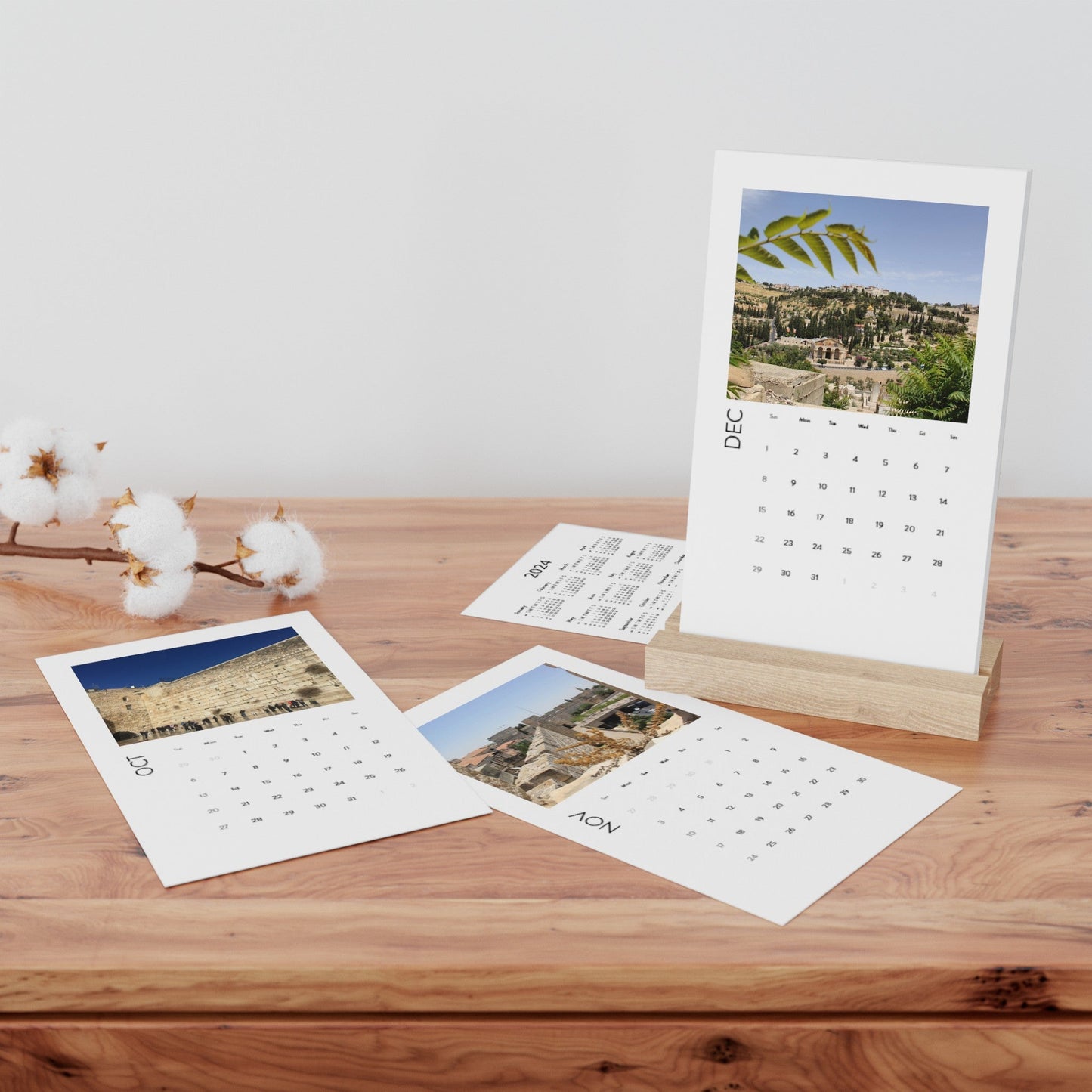 Israel Photos Vertical Desk Calendar (2024) - SOLO SOHI Travel Shop