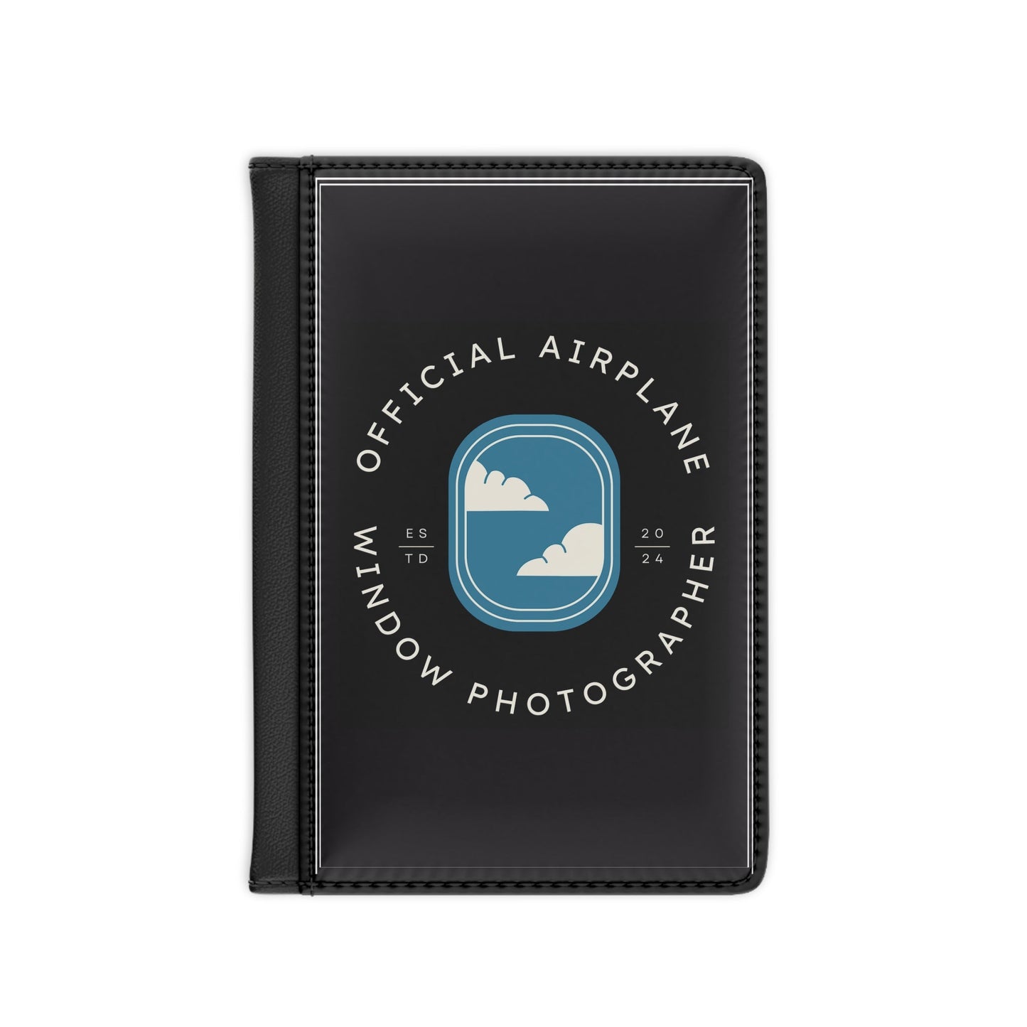 Official Airplane Window Photographer RFID - Blocking Passport Cover - SOLO SOHI Travel Shop