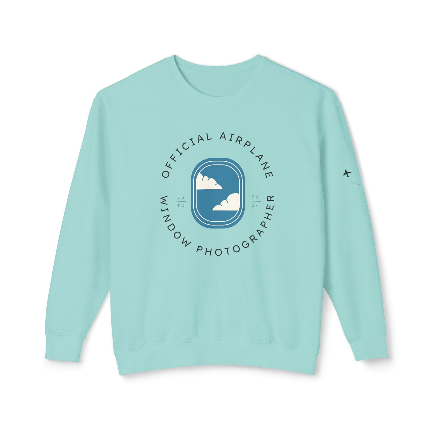 Official Airplane Window Photographer Sweatshirt (Comfort Colors) - SOLO SOHI Travel Shop