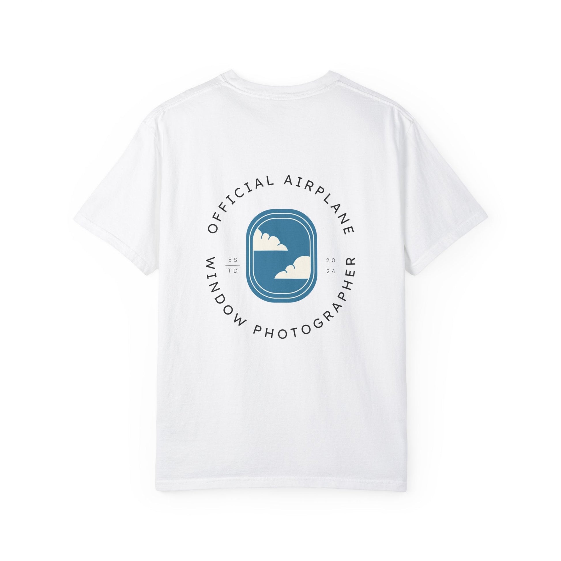 Official Airplane Window Photographer T - shirt - SOLO SOHI Travel Shop